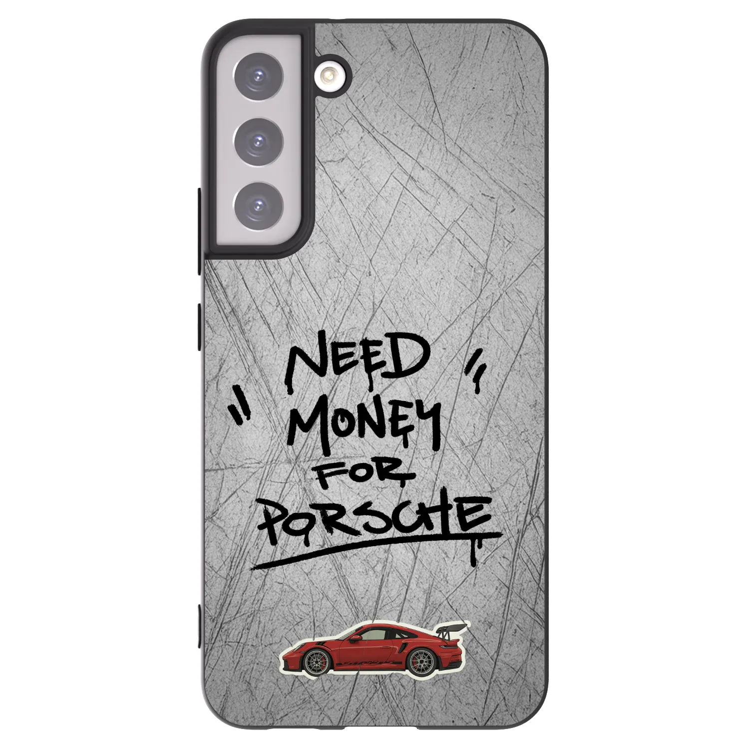 Picasee silikonový černý obal pro Samsung Galaxy S22+ 5G - Grey Drift