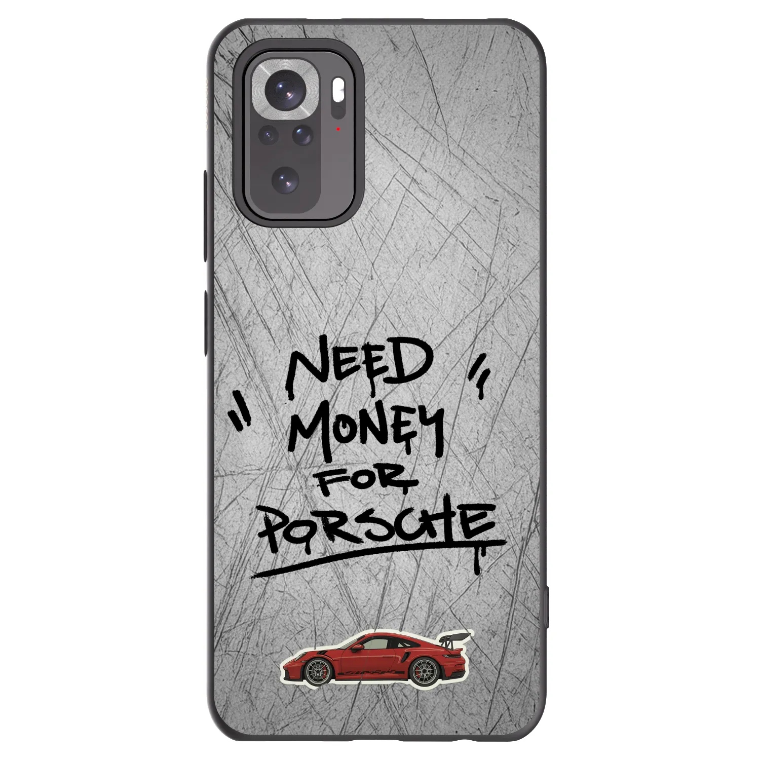Picasee silikonový černý obal pro Xiaomi Redmi Note 11S 4G - Grey Drift