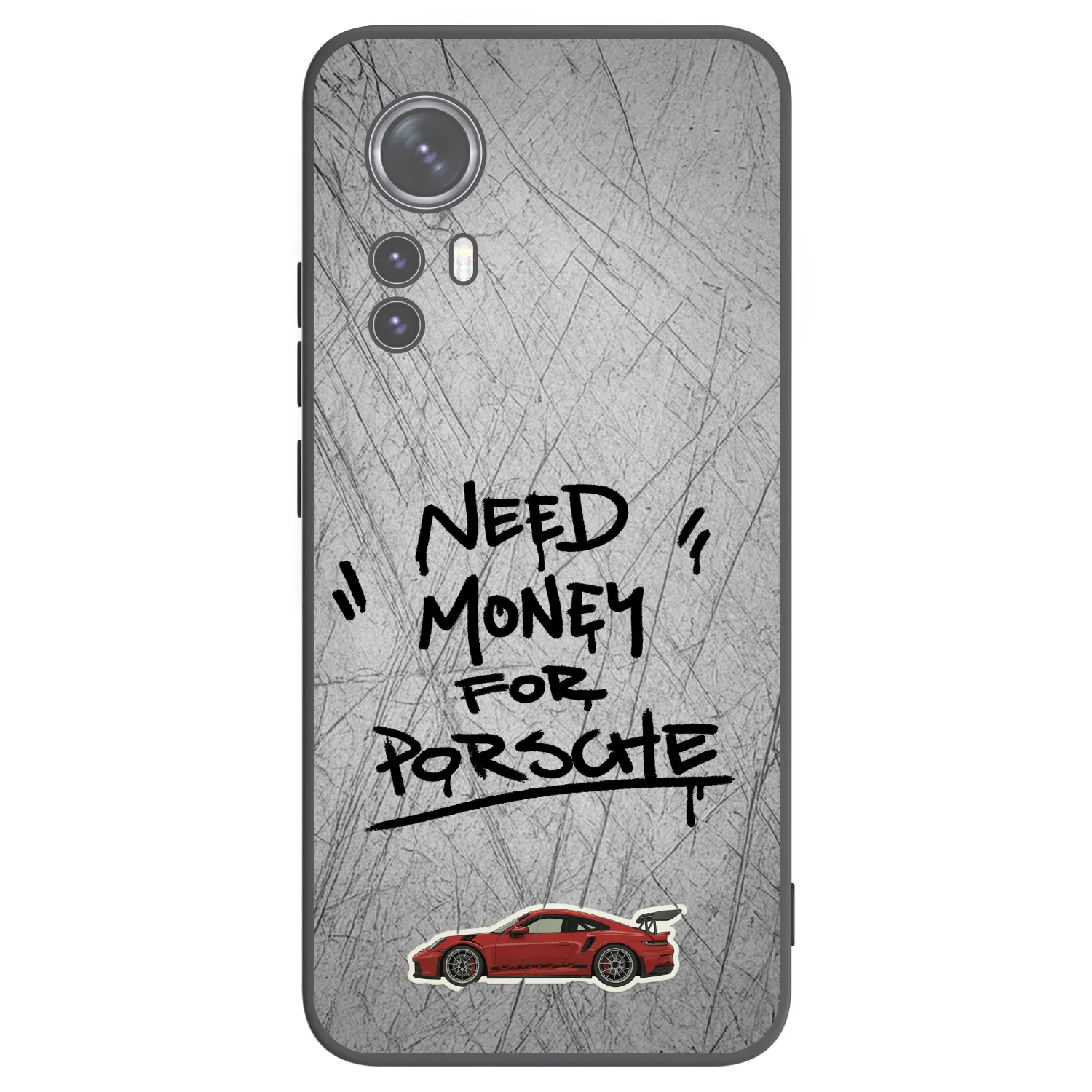 Picasee silikonový černý obal pro Xiaomi 12 - Grey Drift