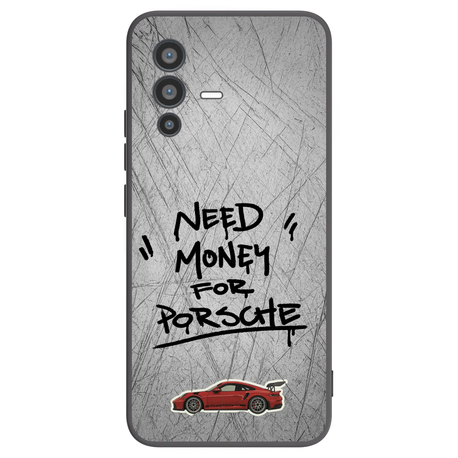 Picasee silikonový černý obal pro Vivo V23 5G - Grey Drift