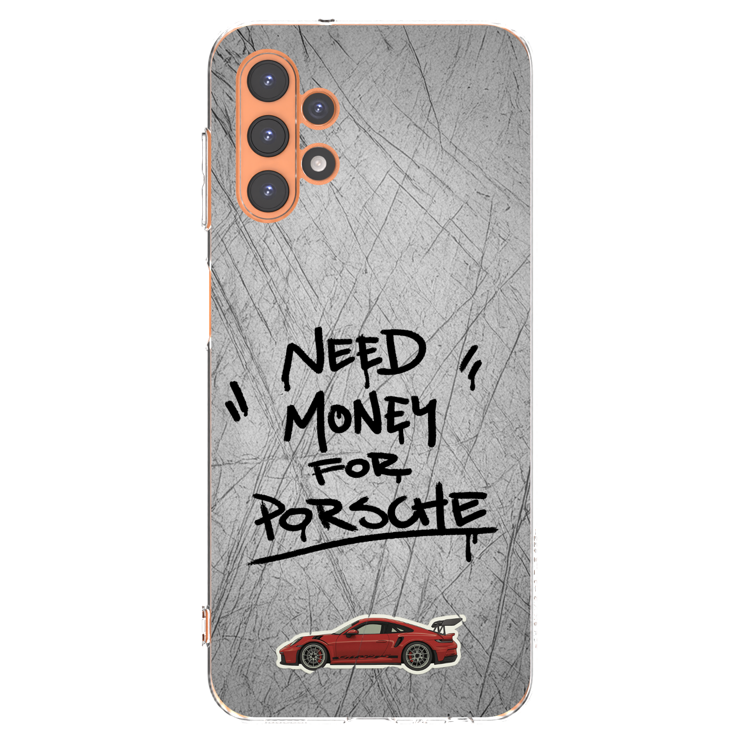 Picasee silikonový průhledný obal pro Samsung Galaxy A13 4G A135 - Grey Drift