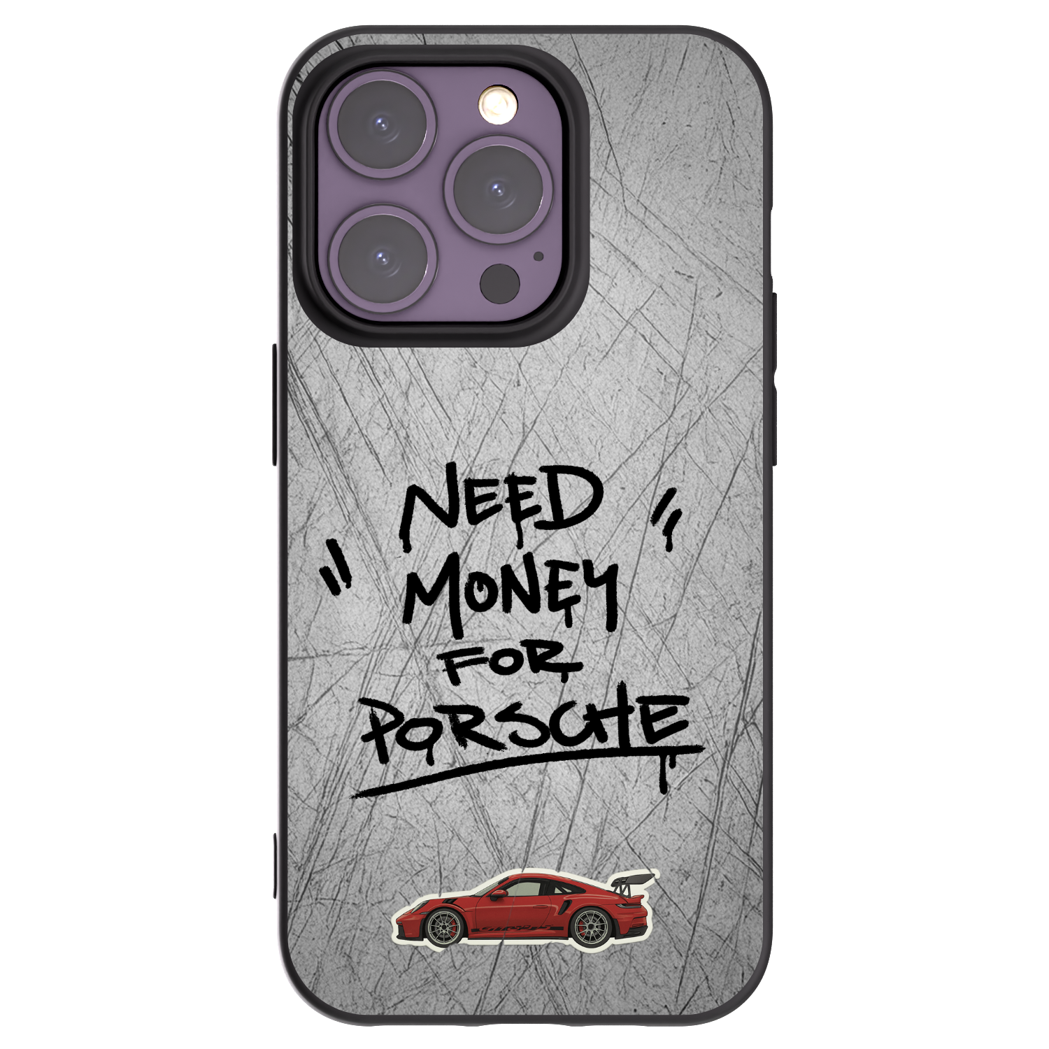 Picasee silikonový černý obal pro Apple iPhone 14 Pro - Grey Drift