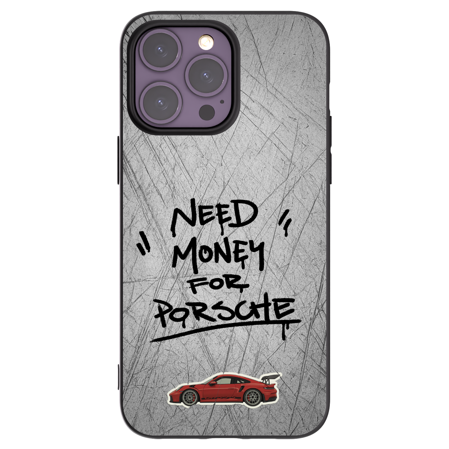 Picasee silikonový černý obal pro Apple iPhone 14 Pro Max - Grey Drift