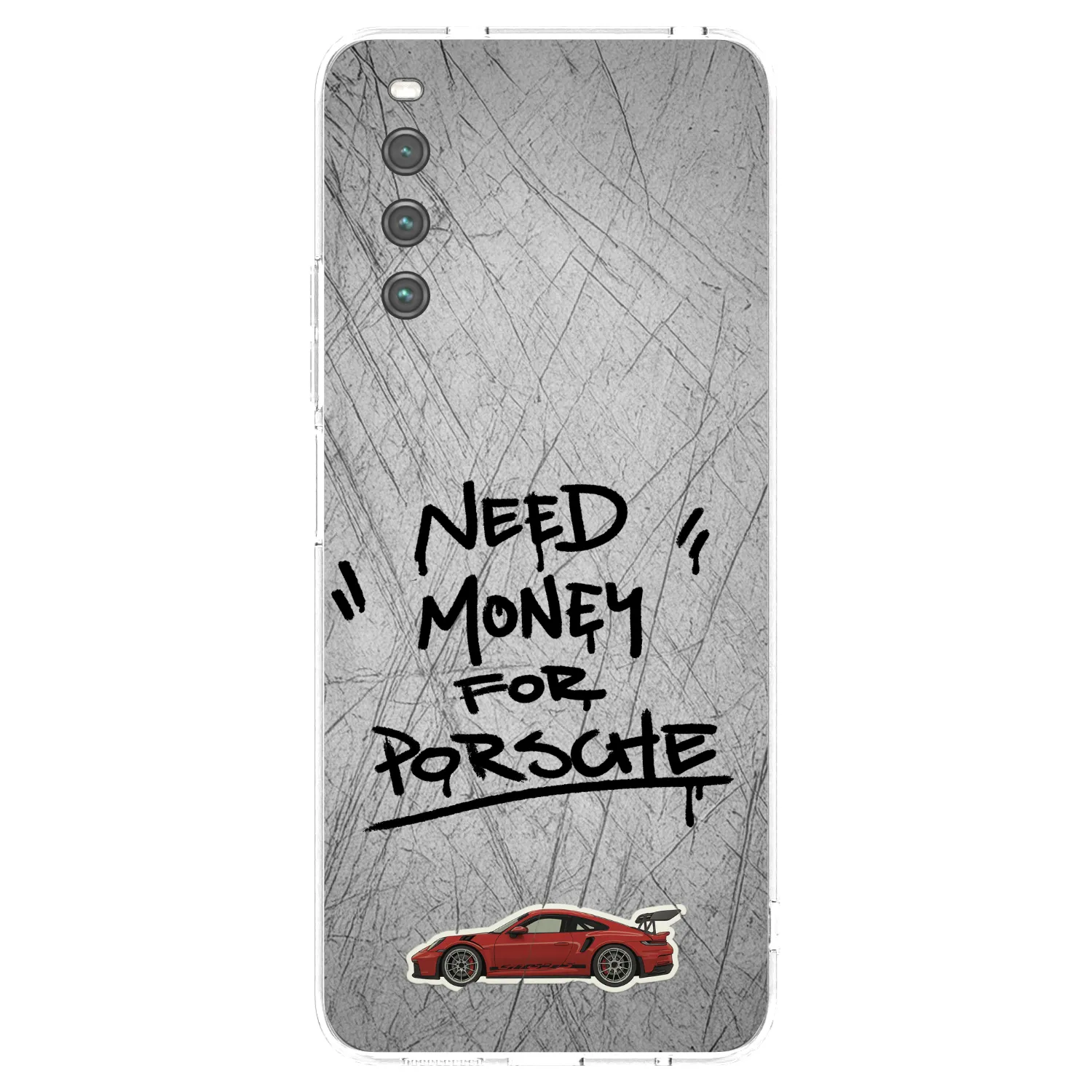 Picasee silikonový průhledný obal pro Sony Xperia 10 IV 5G - Grey Drift