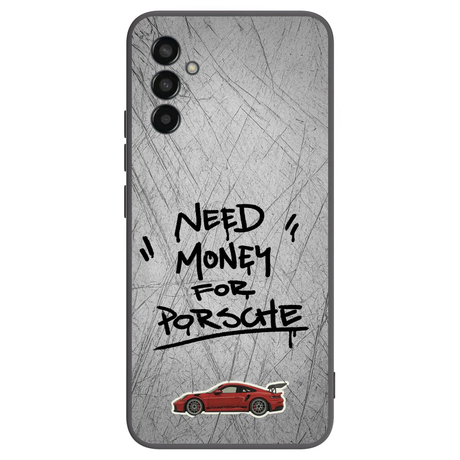 Picasee silikonový černý obal pro Samsung Galaxy M13 M135F - Grey Drift