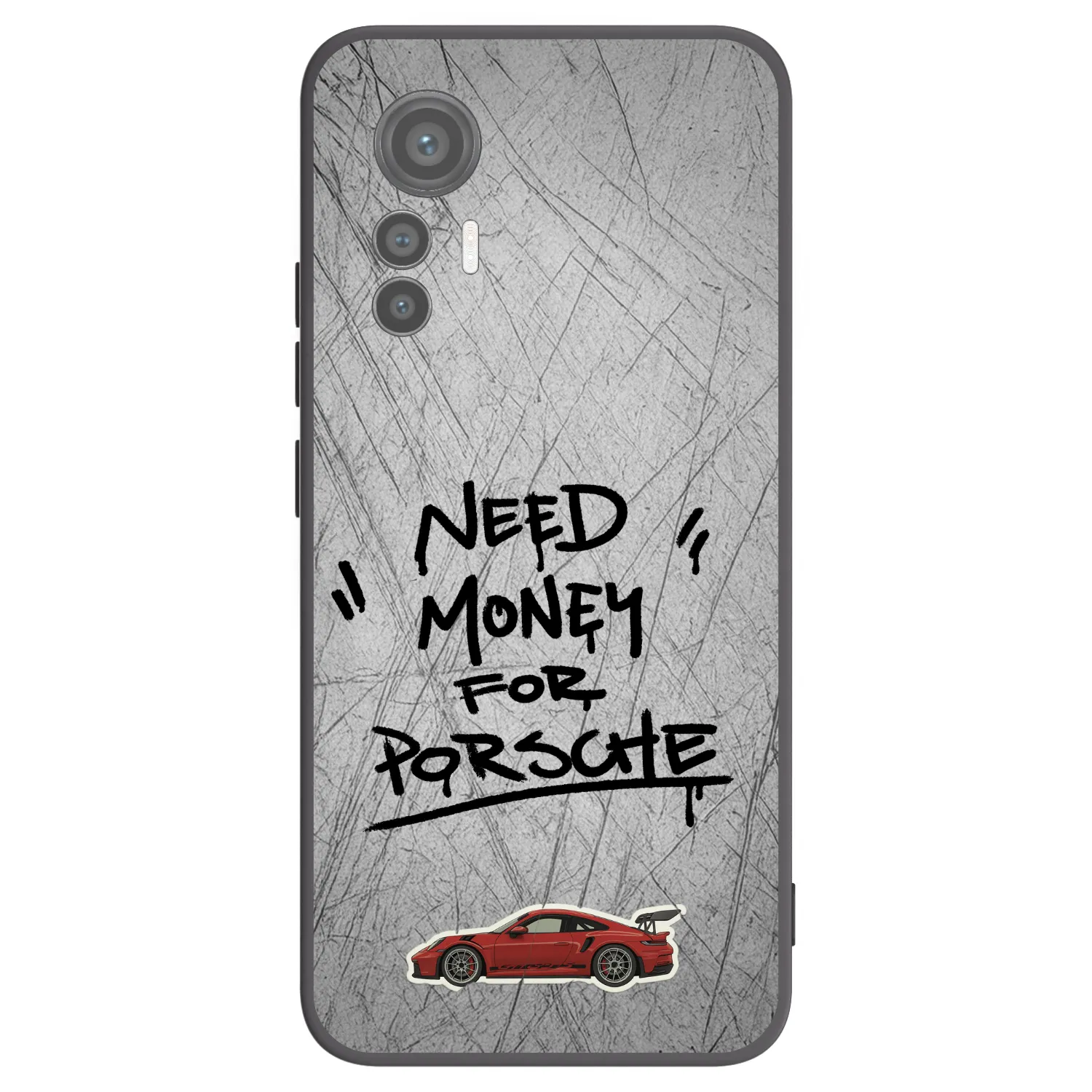 Picasee silikonový černý obal pro Xiaomi 12 Lite - Grey Drift