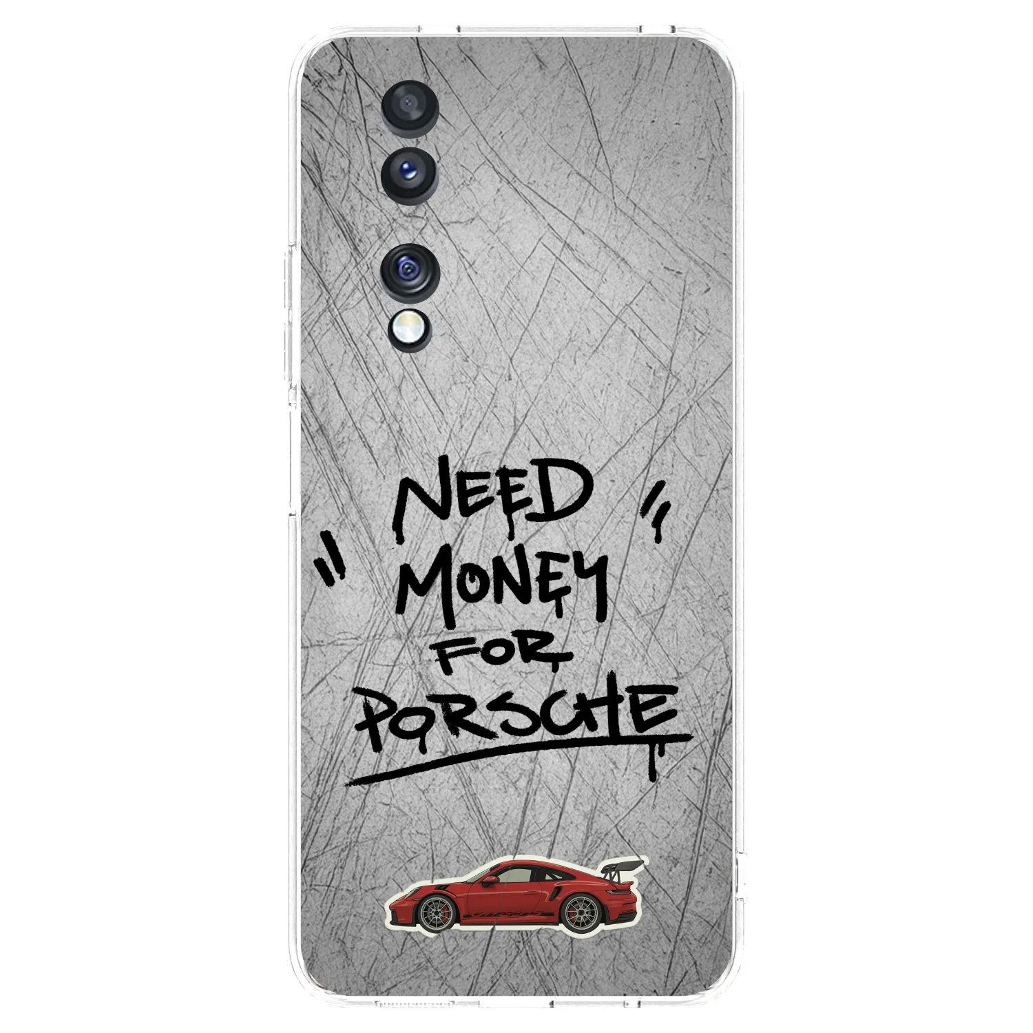 Picasee silikonový průhledný obal pro Honor 70 - Grey Drift