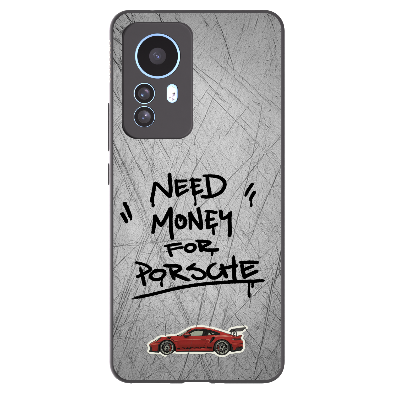 Picasee silikonový černý obal pro Xiaomi 12T Pro - Grey Drift
