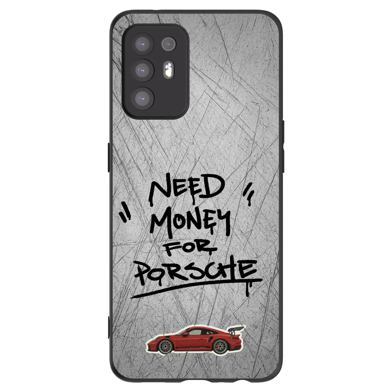 Picasee silikonový černý obal pro OPPO A94 5G - Grey Drift