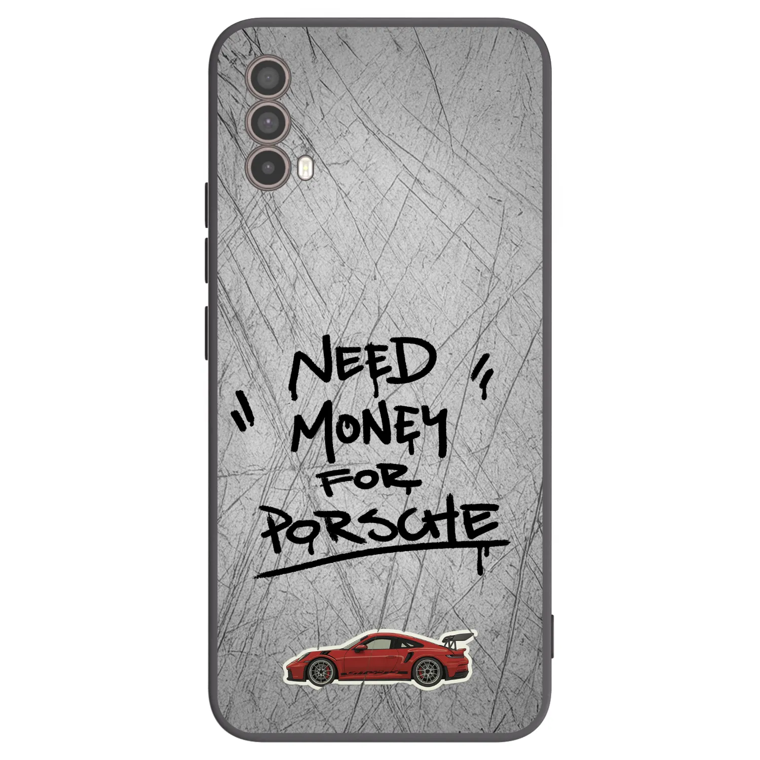 Picasee silikonový černý obal pro Motorola Moto E40 - Grey Drift
