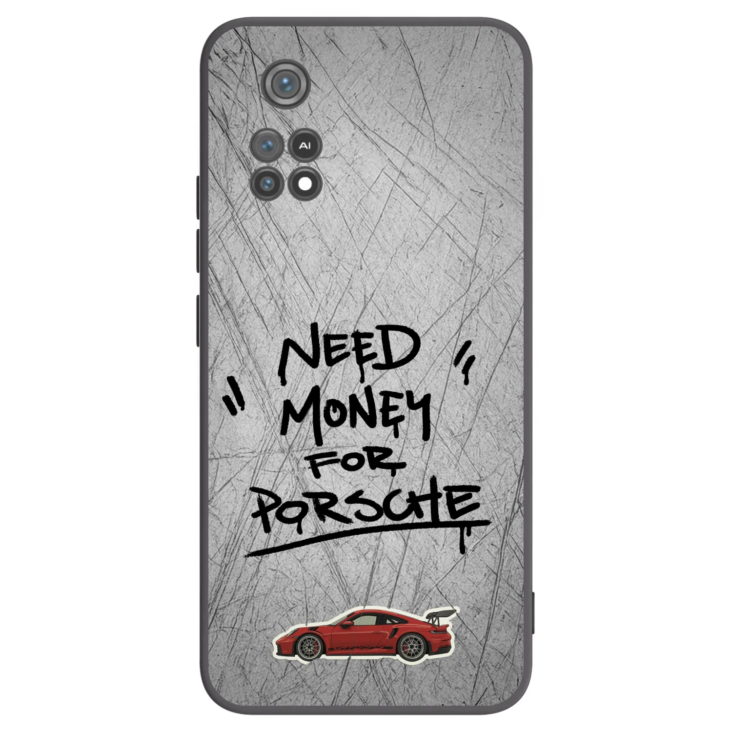 Picasee silikonový černý obal pro Xiaomi Poco M4 Pro - Grey Drift
