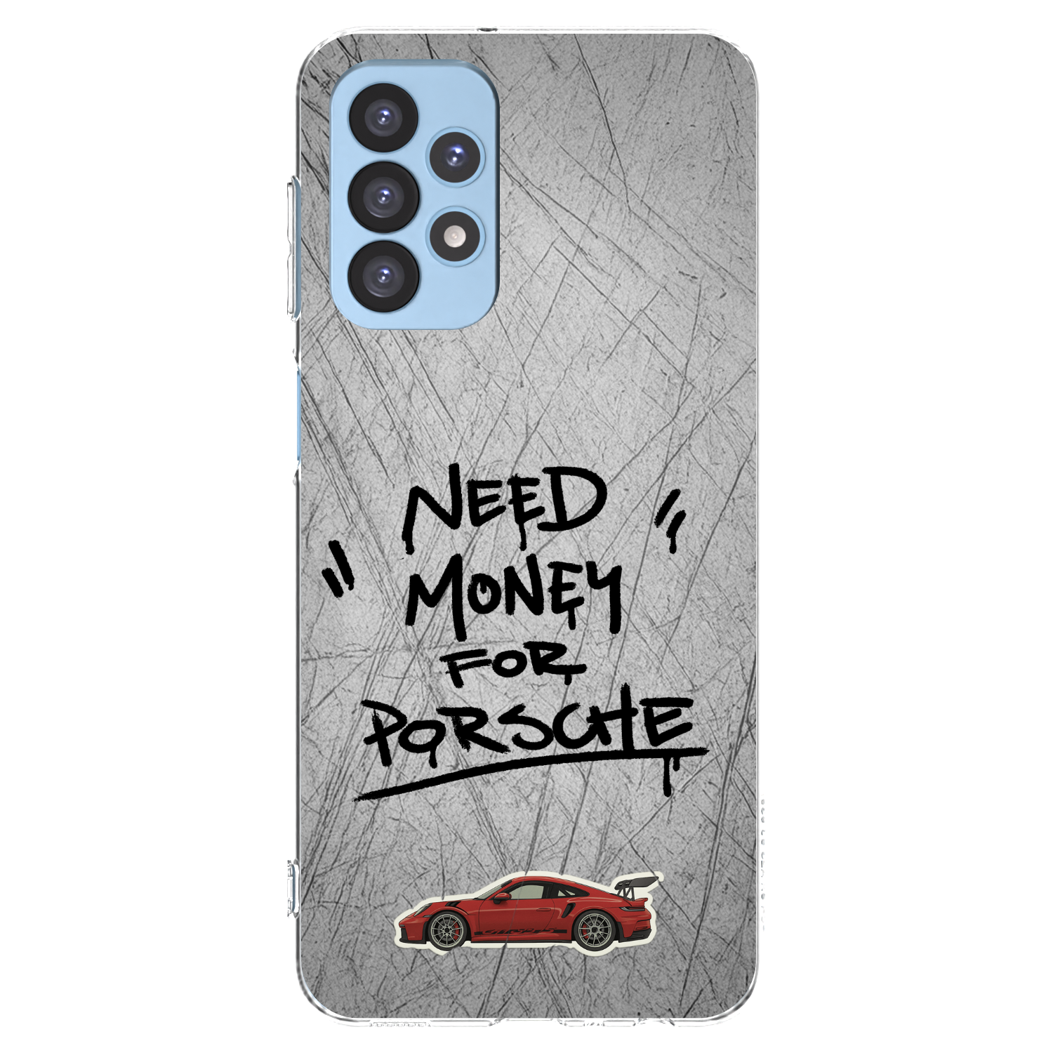 Picasee silikonový průhledný obal pro Samsung Galaxy A23 A235F 4G - Grey Drift