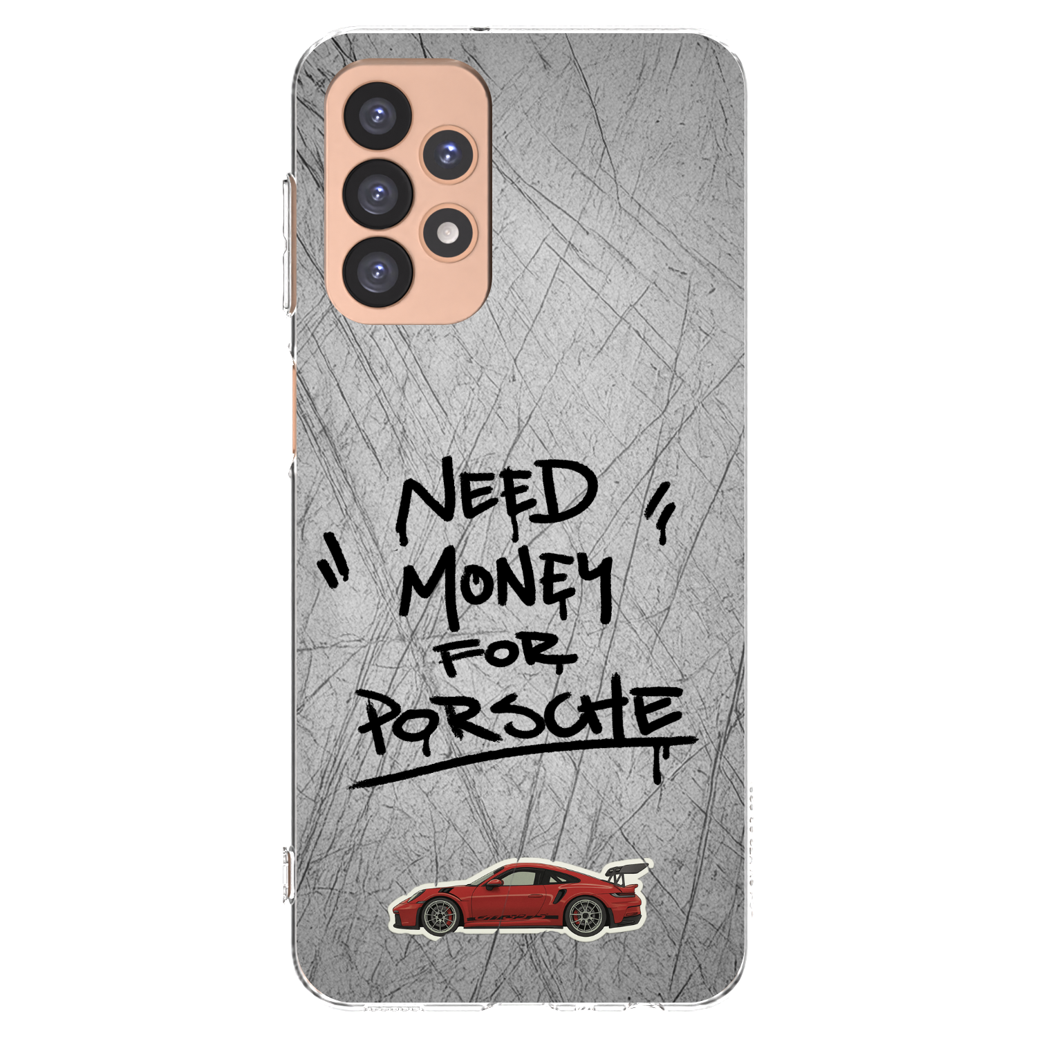 Picasee silikonový průhledný obal pro Samsung Galaxy A23 A236B 5G - Grey Drift