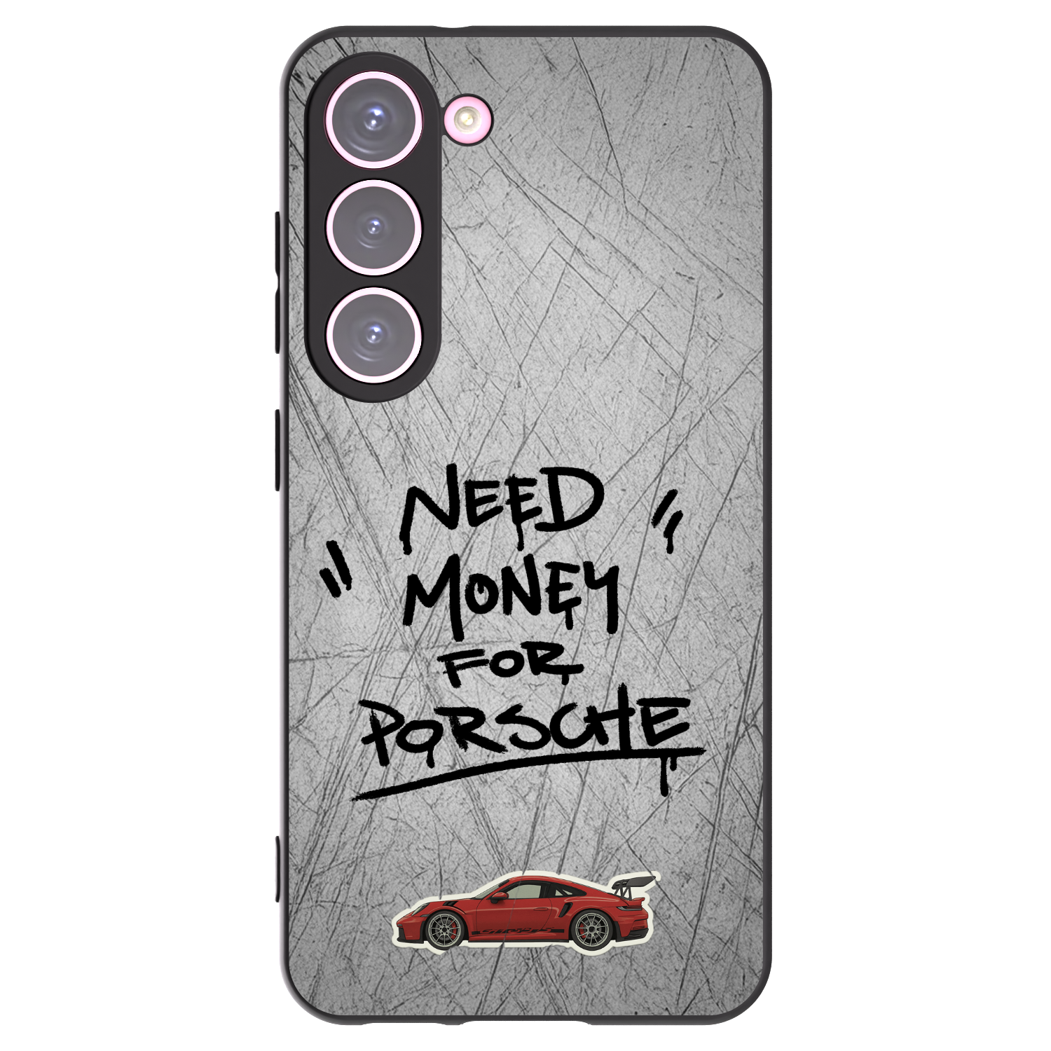 Picasee silikonový černý obal pro Samsung Galaxy S23 5G - Grey Drift