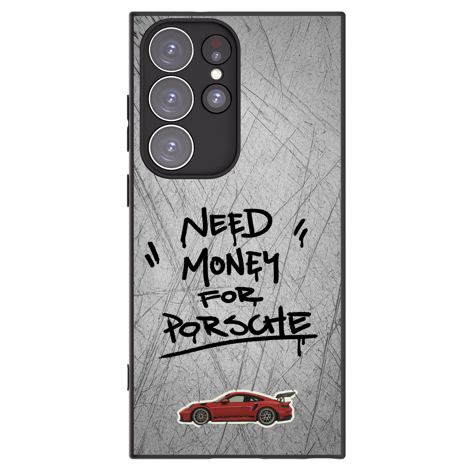Picasee silikonový černý obal pro Samsung Galaxy S23 Ultra 5G - Grey Drift