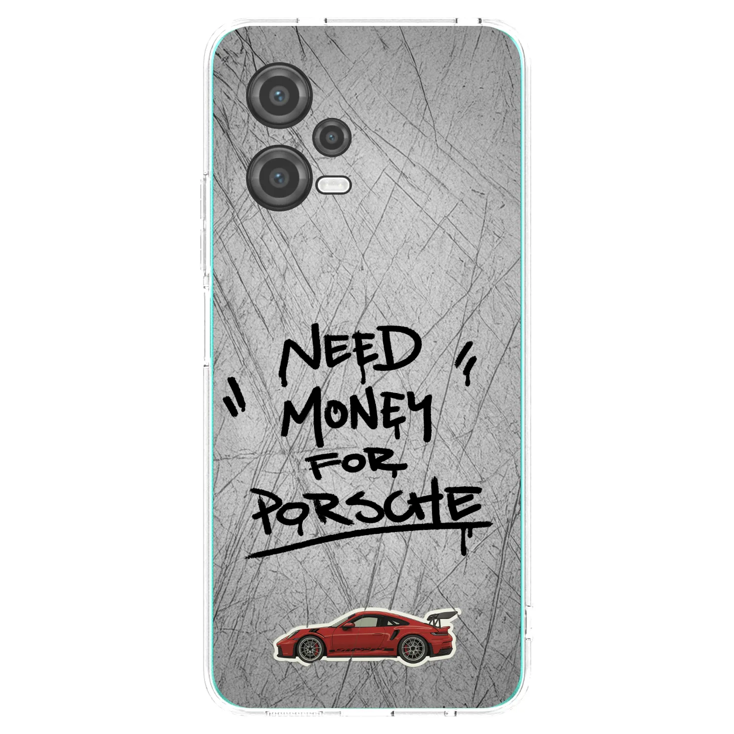 Picasee silikonový průhledný obal pro Xiaomi Poco X5 - Grey Drift