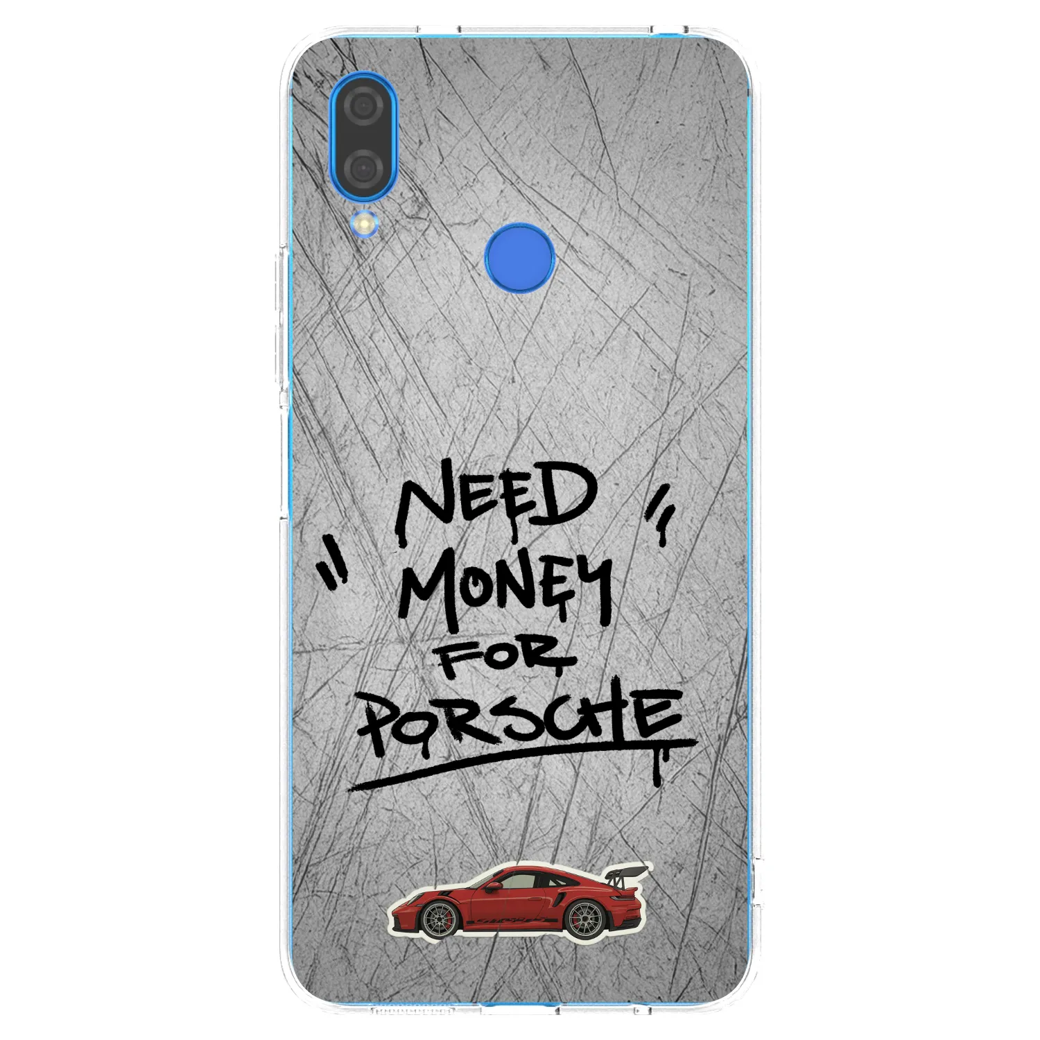 Picasee silikonový průhledný obal pro Huawei Nova 3i - Grey Drift