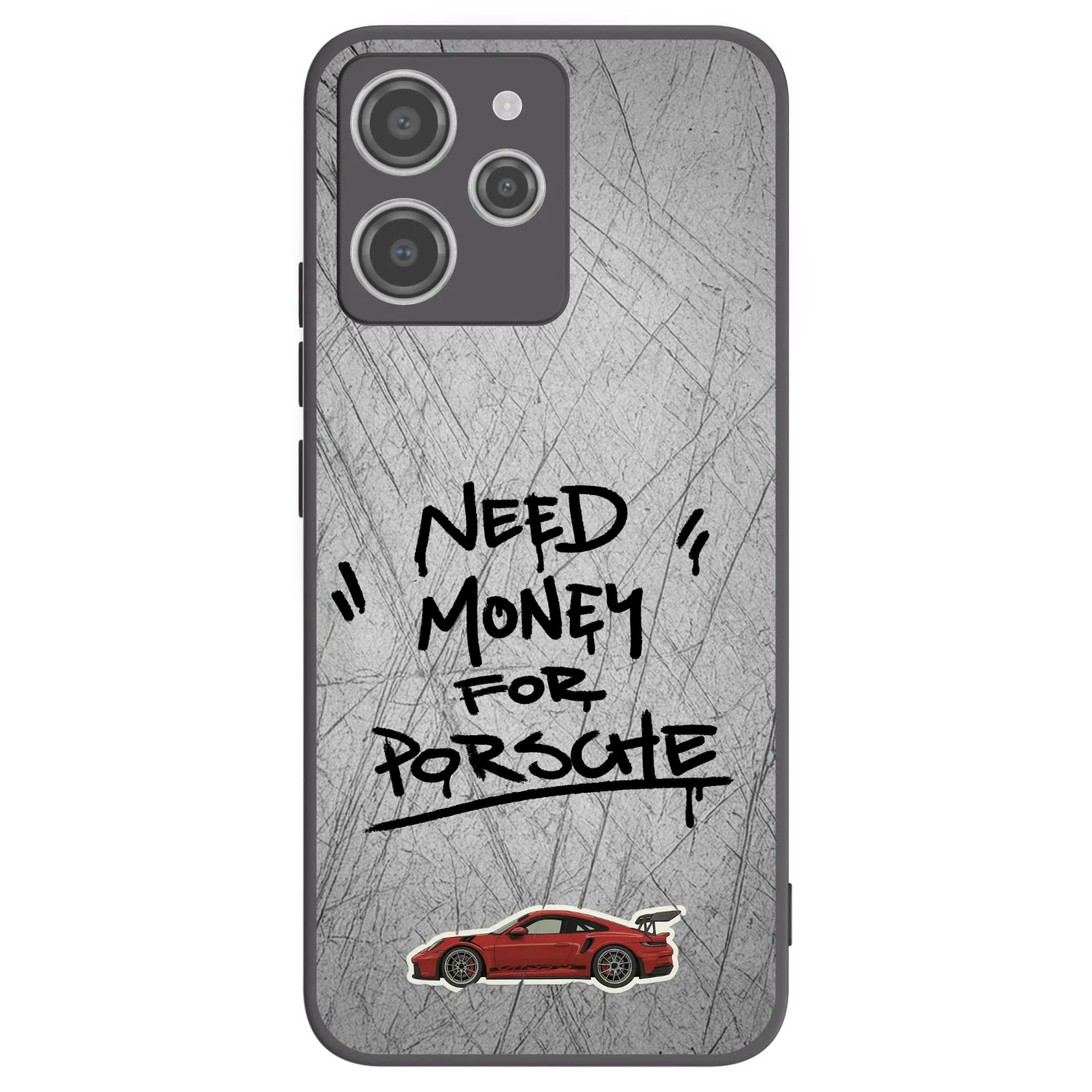 Picasee silikonový černý obal pro Xiaomi Redmi 12 4G - Grey Drift