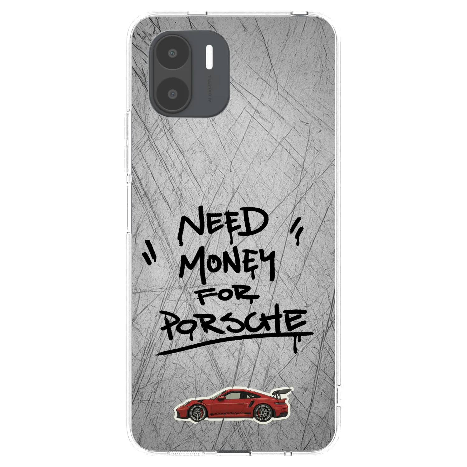 Picasee silikonový průhledný obal pro Xiaomi Redmi A2 - Grey Drift