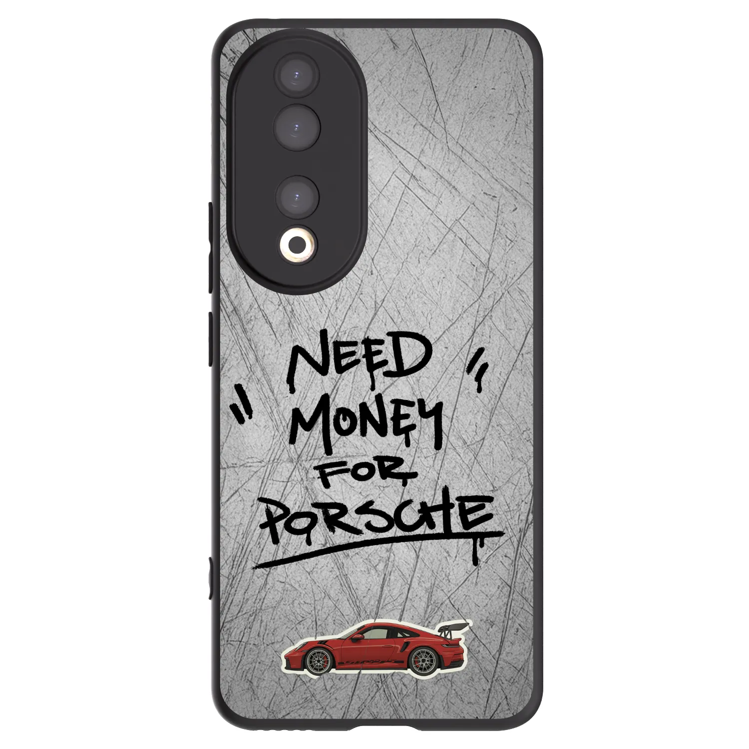 Picasee silikonový černý obal pro Honor 90 5G - Grey Drift
