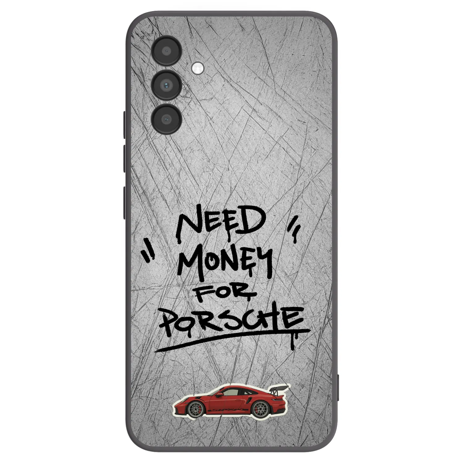 Picasee silikonový černý obal pro Samsung Galaxy A04s A047F - Grey Drift