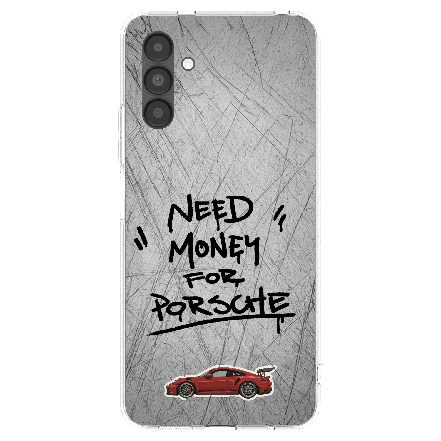 Picasee silikonový průhledný obal pro Samsung Galaxy A04s A047F - Grey Drift