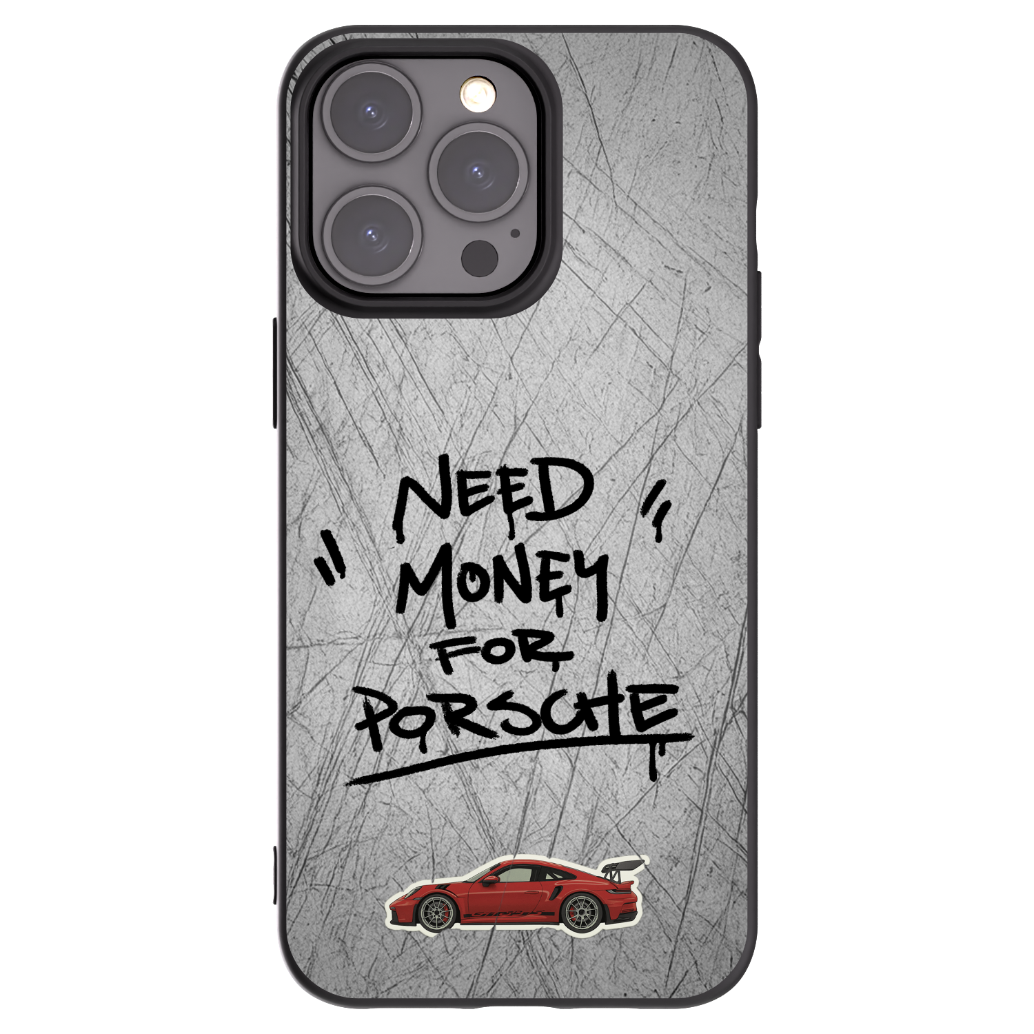 Picasee silikonový černý obal pro Apple iPhone 15 Pro Max - Grey Drift