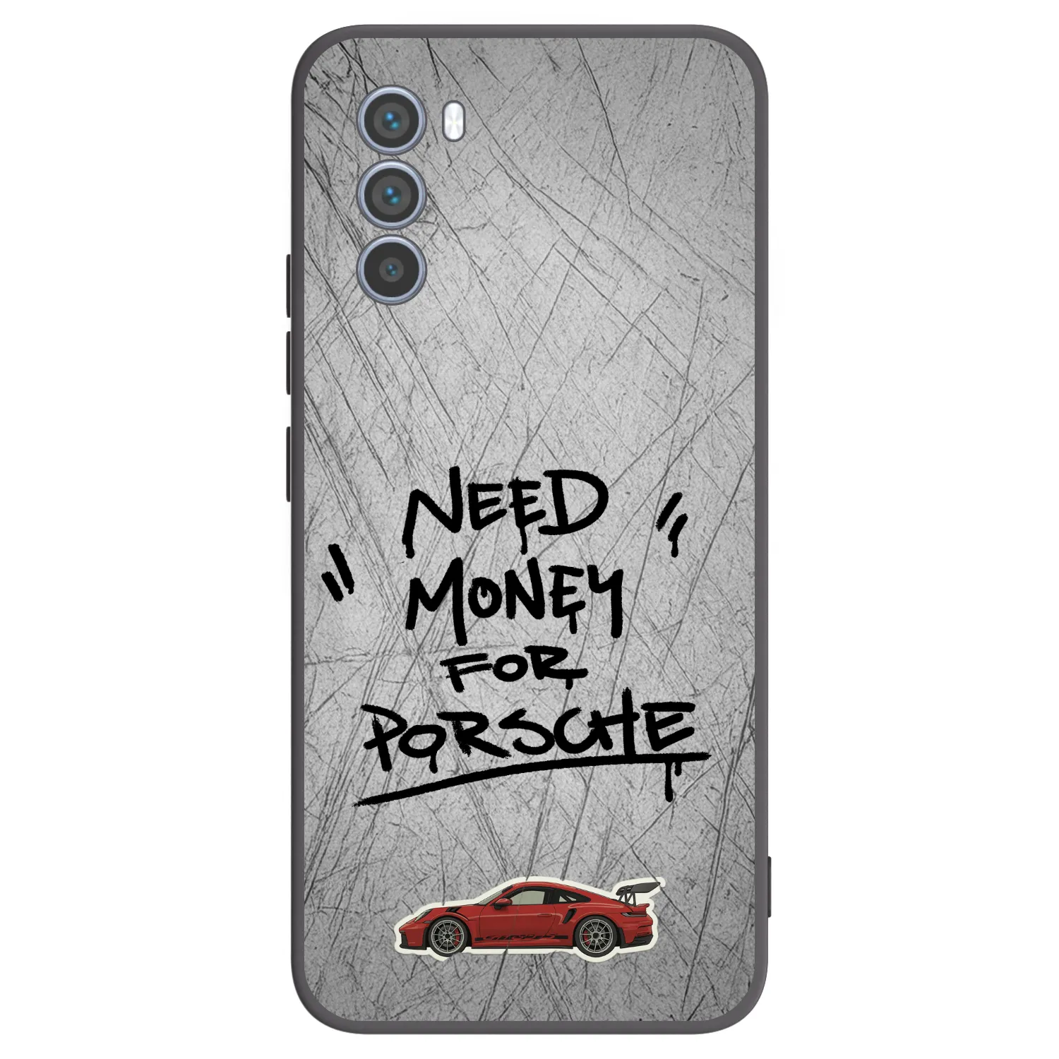 Picasee silikonový černý obal pro Motorola Moto G62 - Grey Drift