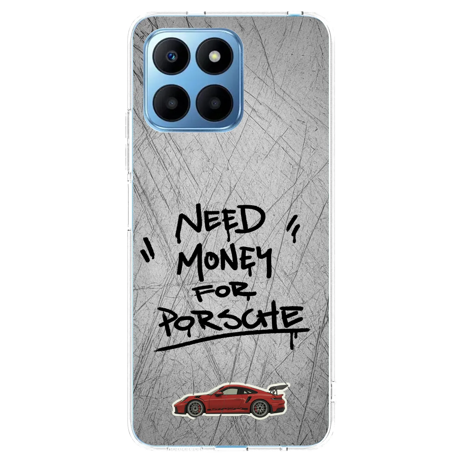 Picasee silikonový průhledný obal pro Honor 70 Lite - Grey Drift