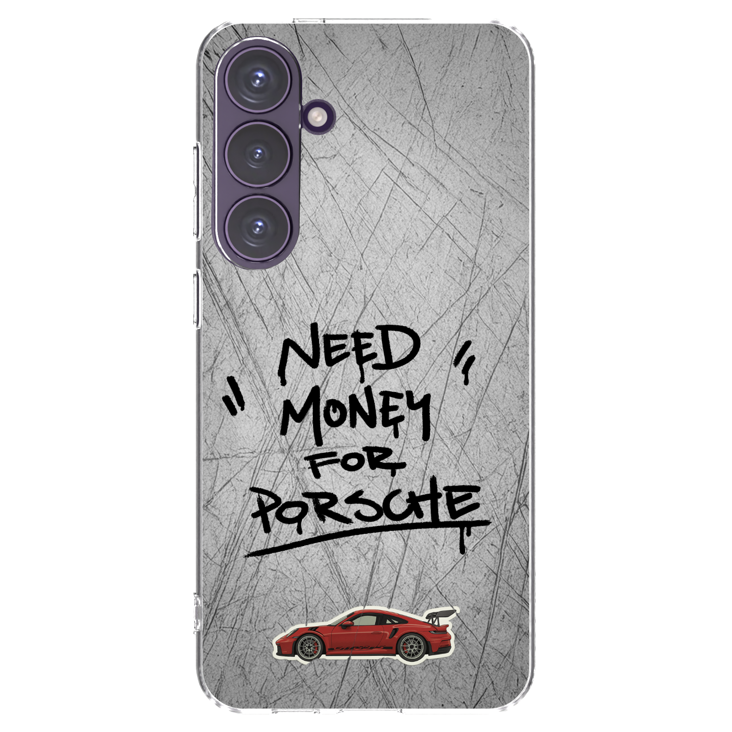 Picasee silikonový průhledný obal pro Samsung Galaxy S24+ S926B 5G - Grey Drift