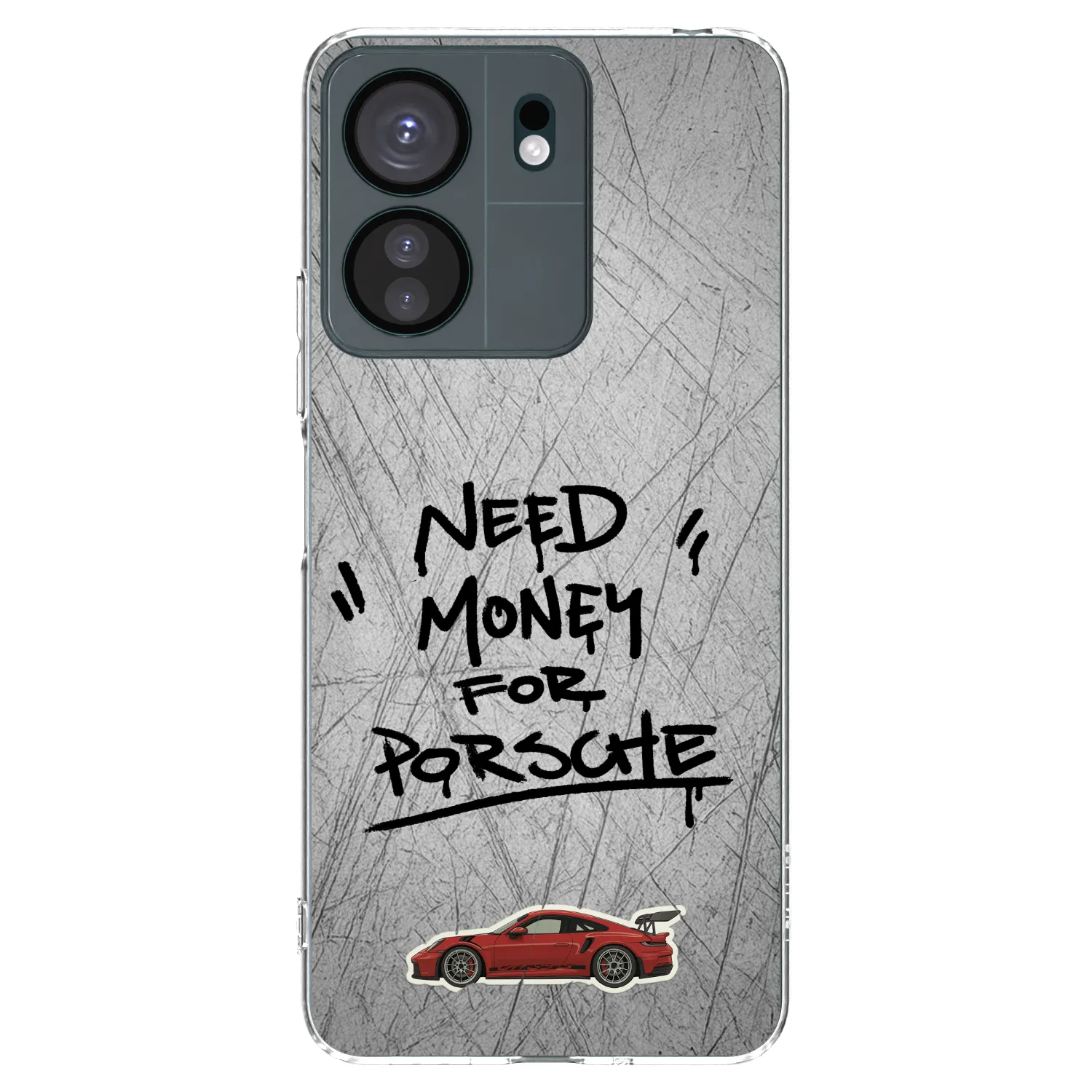Picasee silikonový průhledný obal pro Xiaomi Redmi 13C 4G - Grey Drift