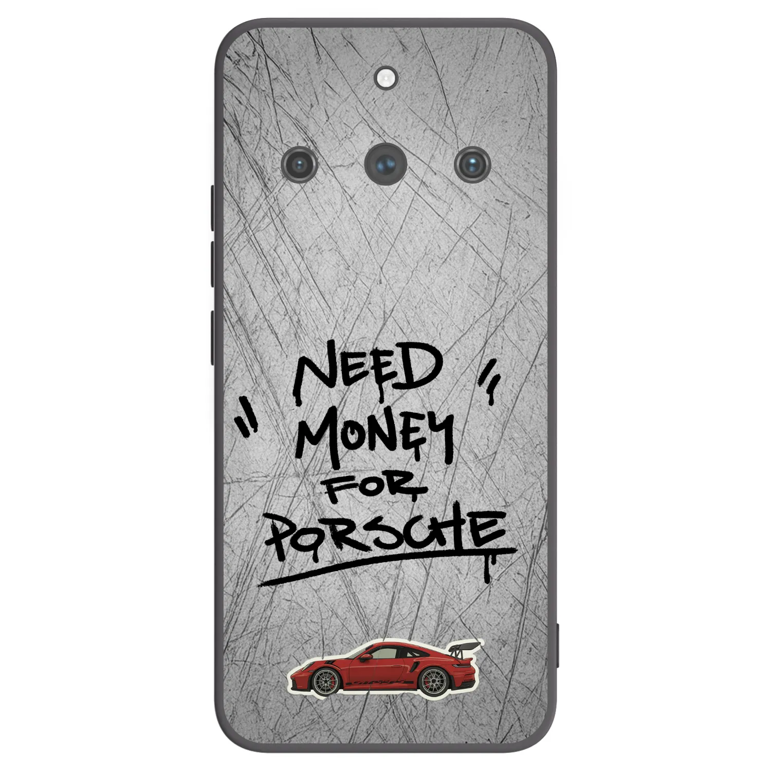 Picasee silikonový černý obal pro Realme 11 Pro+ - Grey Drift