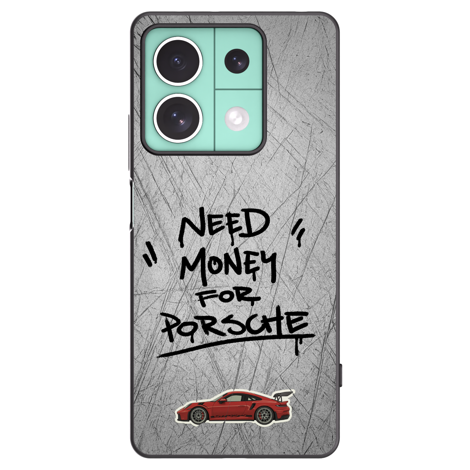 Picasee silikonový černý obal pro Xiaomi Redmi Note 13 5G - Grey Drift