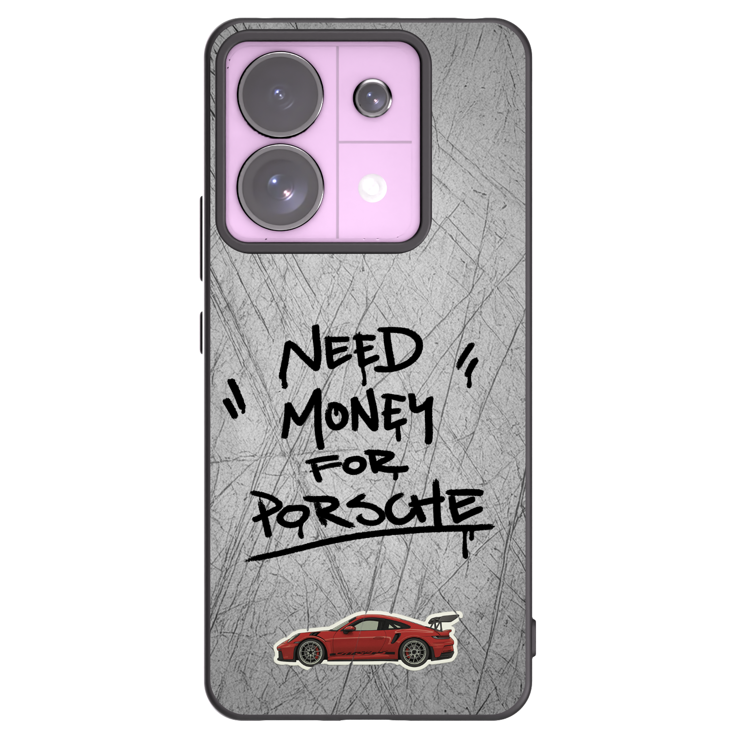 Picasee silikonový černý obal pro Xiaomi Redmi Note 13 Pro 5G - Grey Drift
