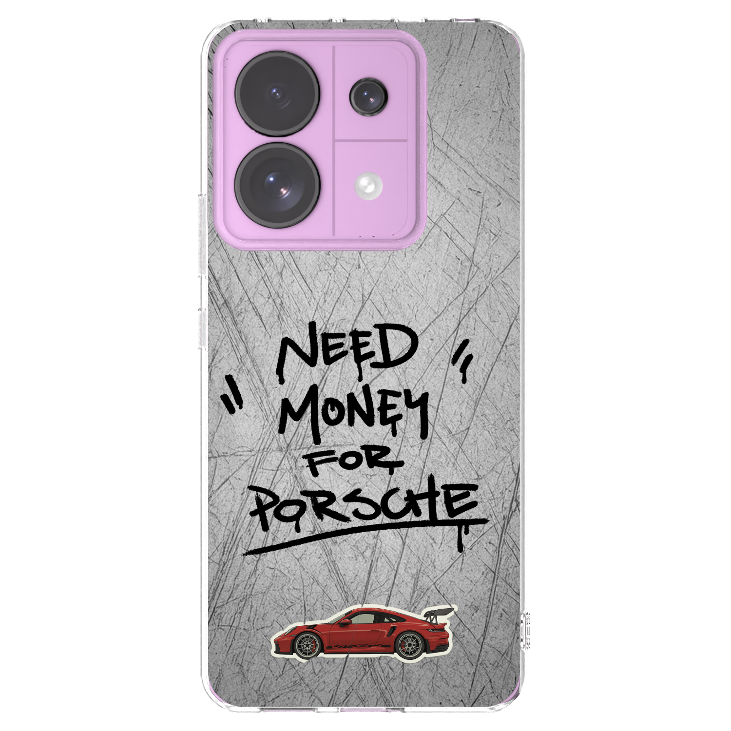 Picasee silikonový průhledný obal pro Xiaomi Redmi Note 13 Pro 5G - Grey Drift