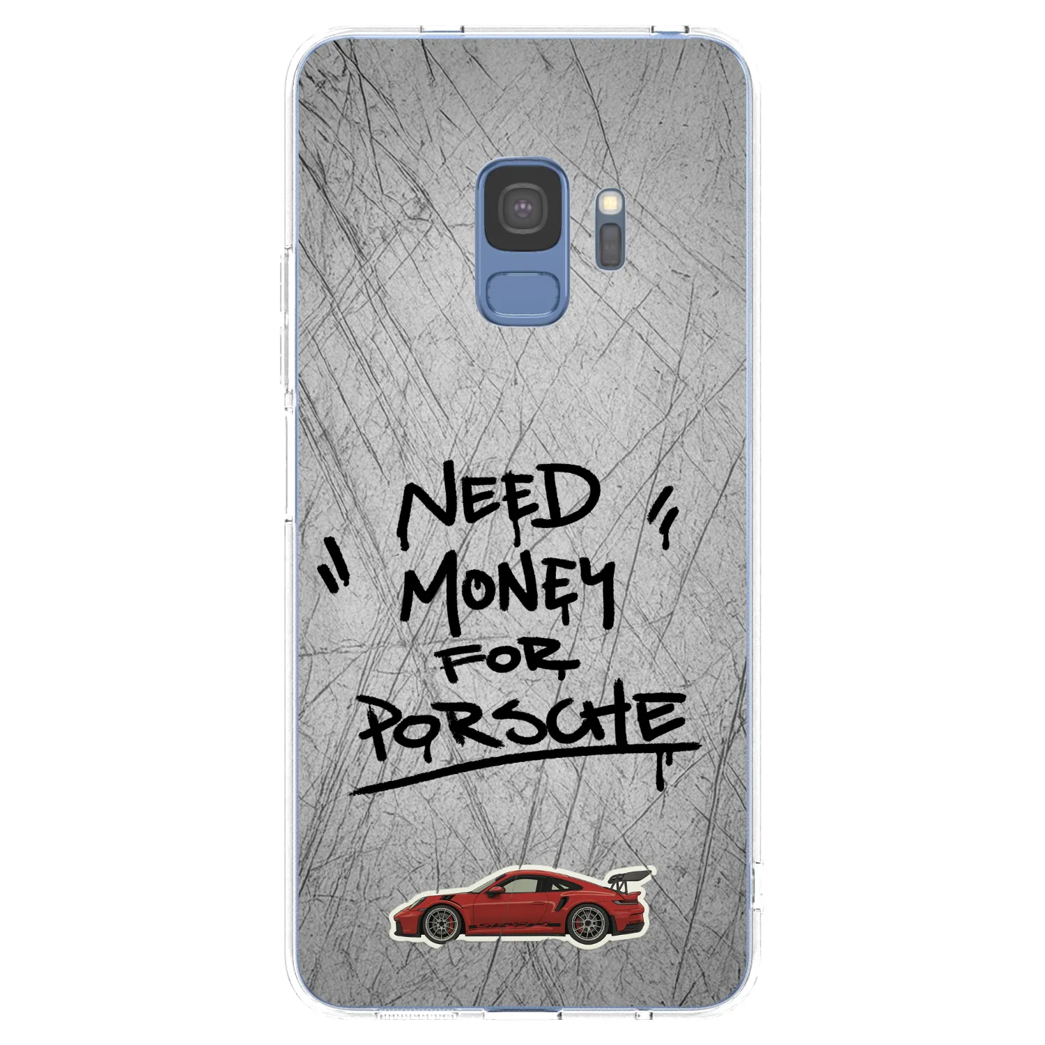 Picasee silikonový průhledný obal pro Samsung Galaxy S9 G960F - Grey Drift
