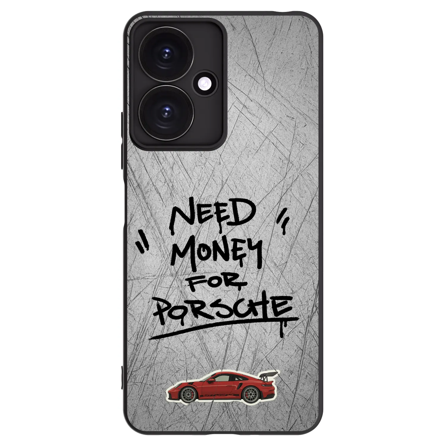 Picasee silikonový černý obal pro Xiaomi Redmi 13C 5G - Grey Drift