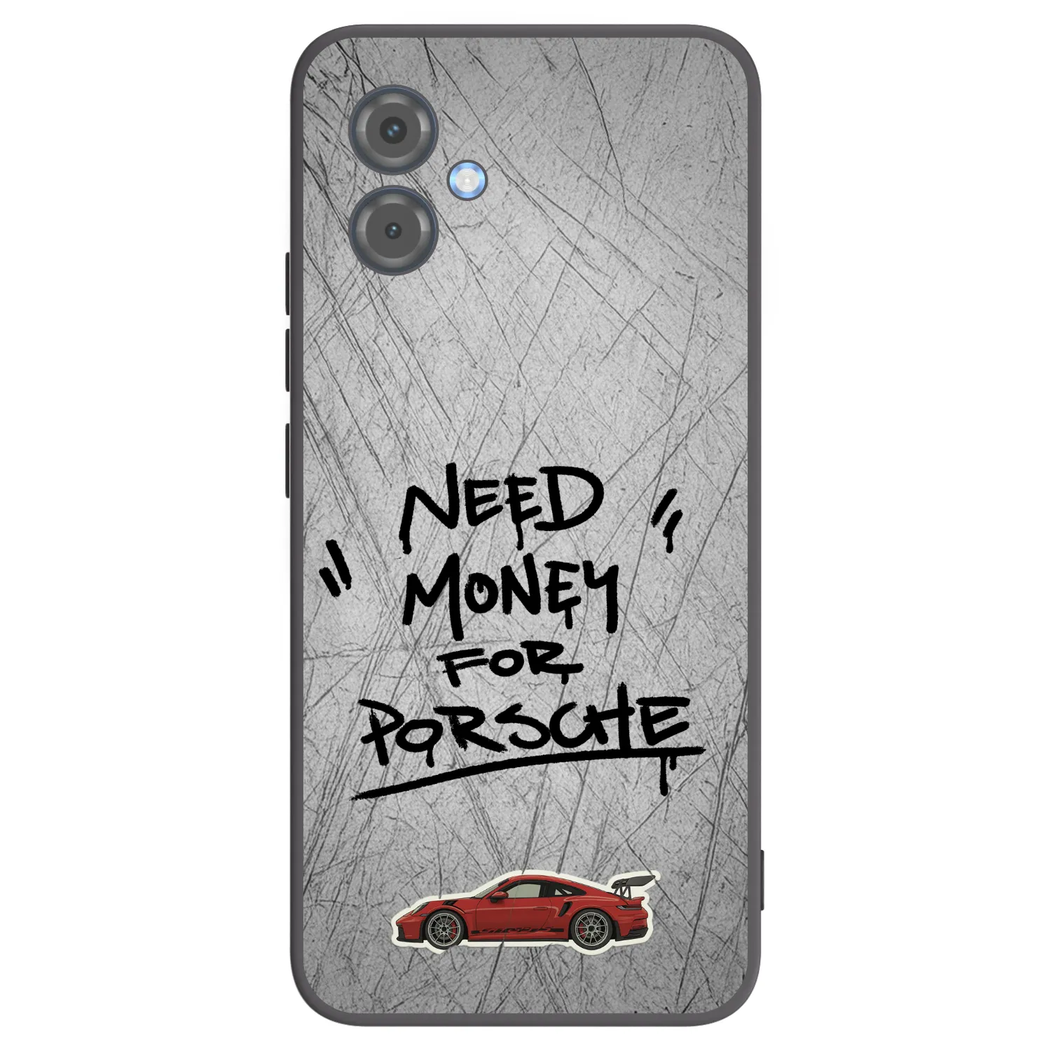 Picasee silikonový černý obal pro Motorola Moto G14 - Grey Drift