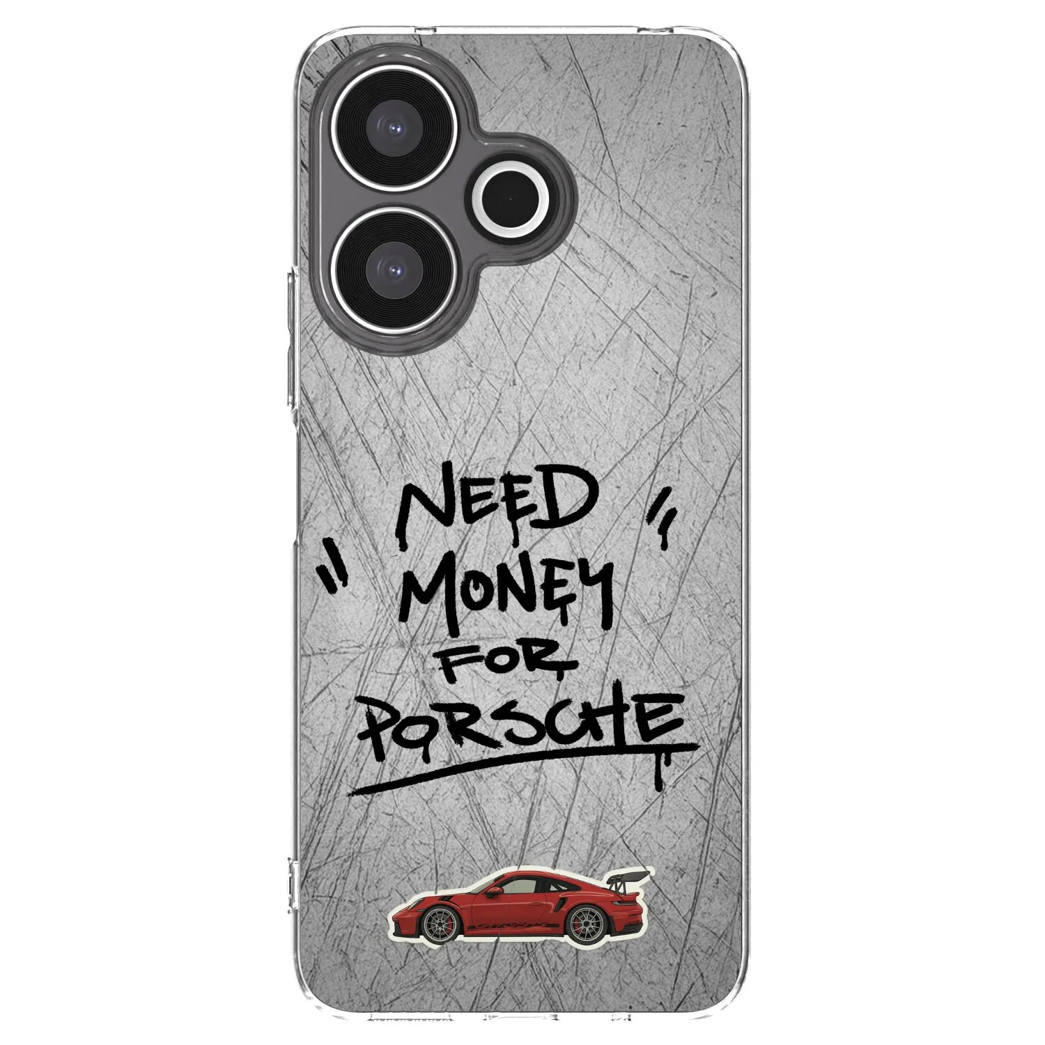 Picasee silikonový průhledný obal pro Xiaomi Redmi 13 4G - Grey Drift