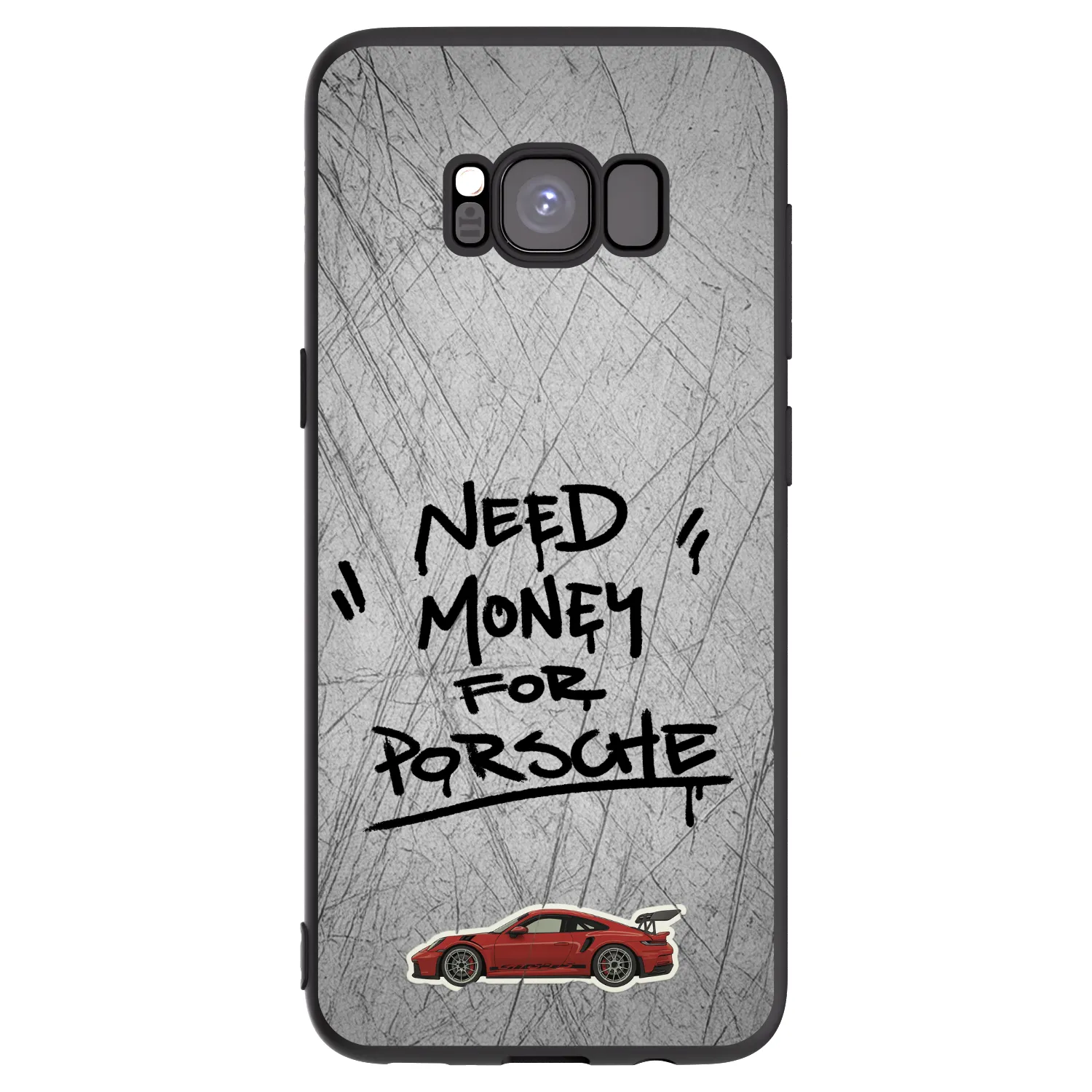Picasee silikonový černý obal pro Samsung Galaxy S8 G950F - Grey Drift