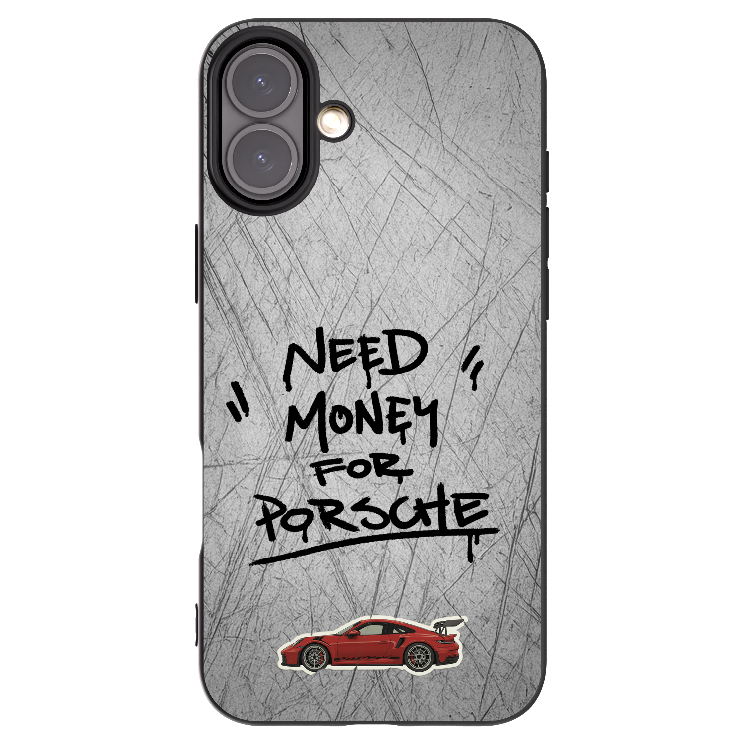 Picasee silikonový černý obal pro Apple iPhone 16 Plus - Grey Drift