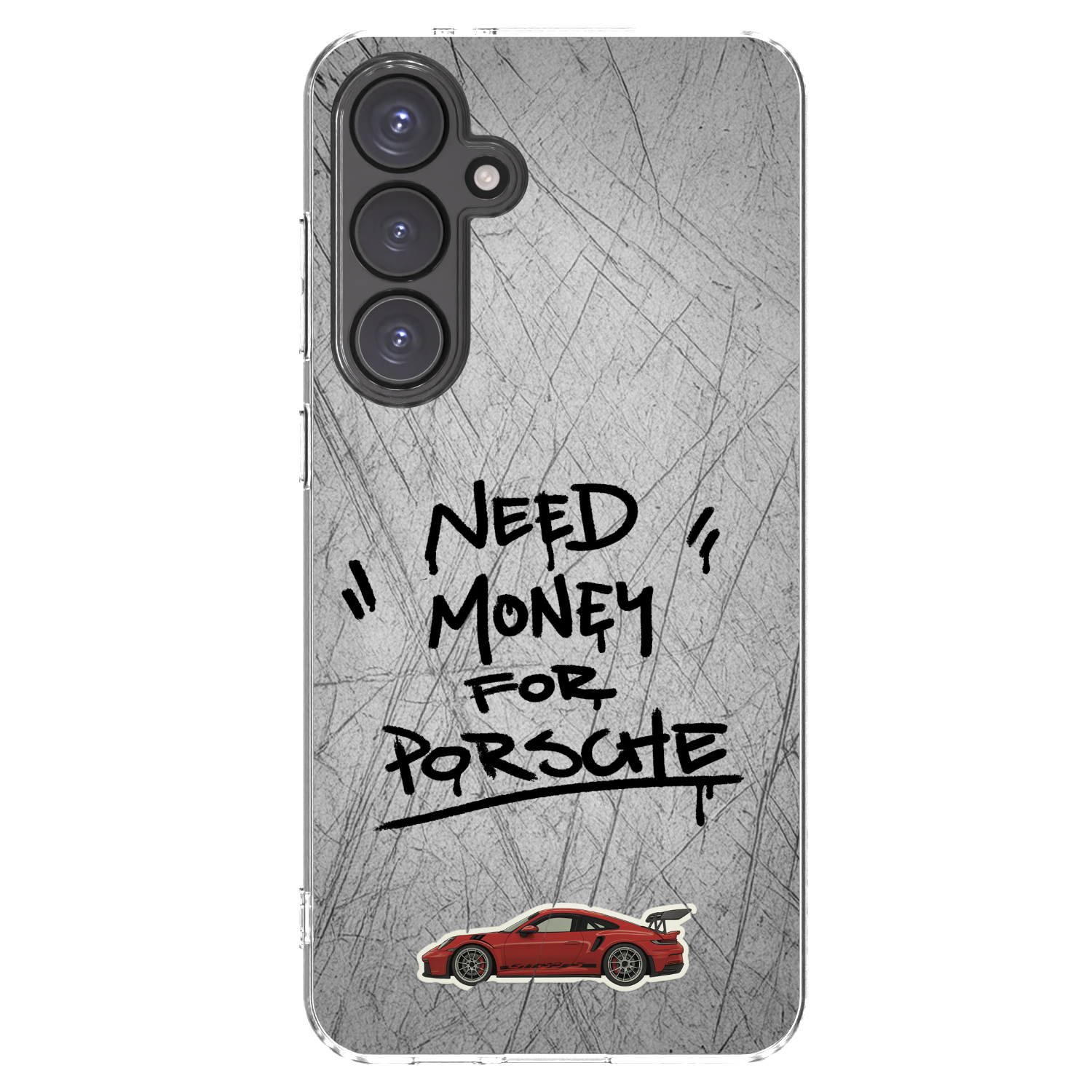 Picasee silikonový průhledný obal pro Samsung Galaxy S24 FE S721B - Grey Drift