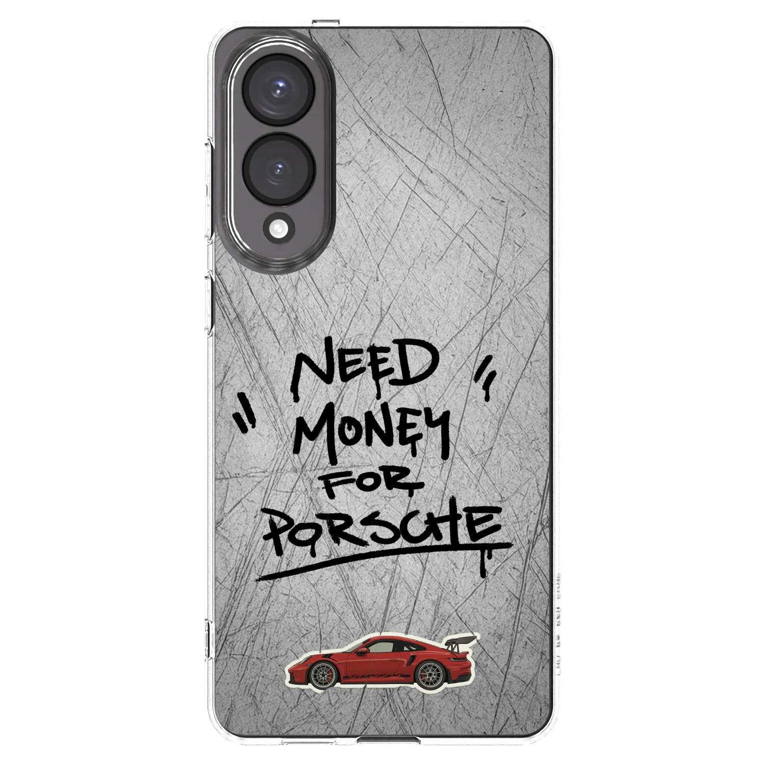 Picasee silikonový průhledný obal pro Samsung Galaxy S25 Edge 5G - Grey Drift