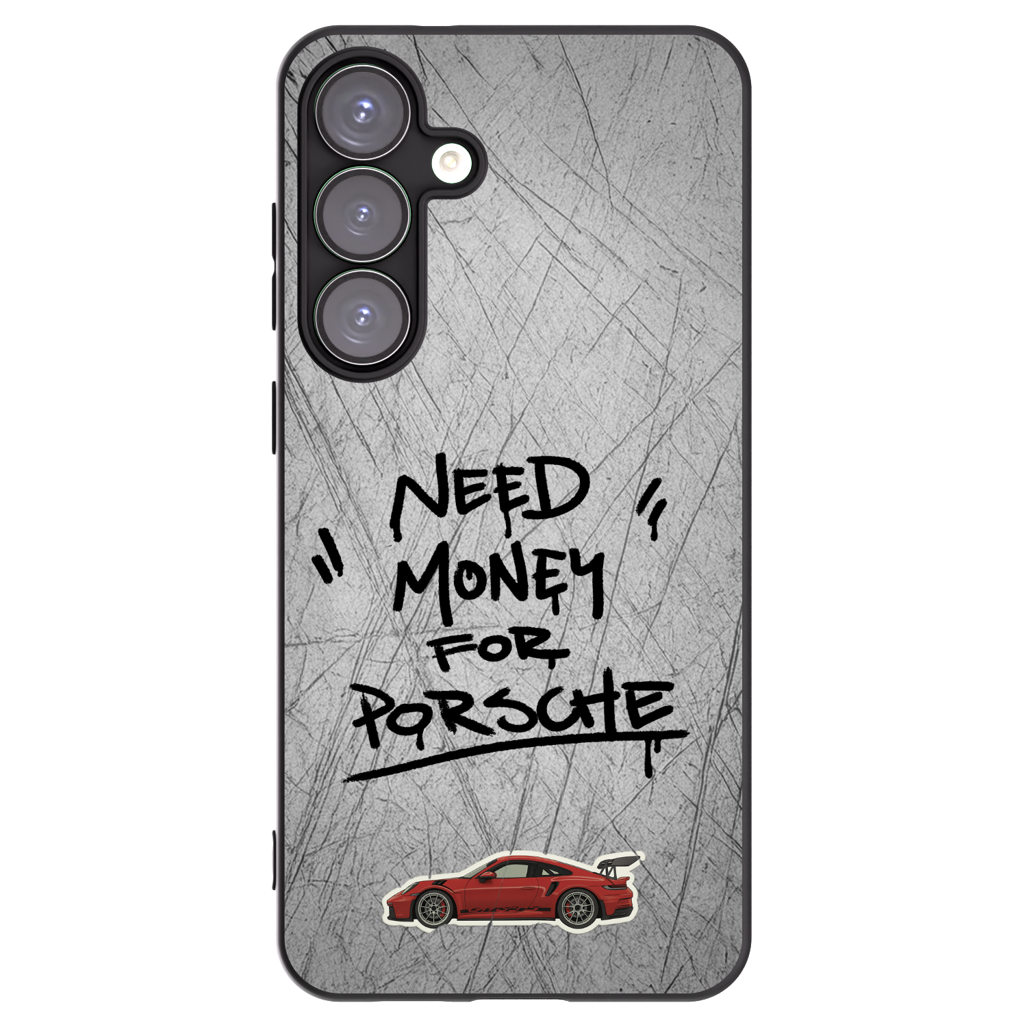 Picasee silikonový černý obal pro Samsung Galaxy S25+ 5G - Grey Drift