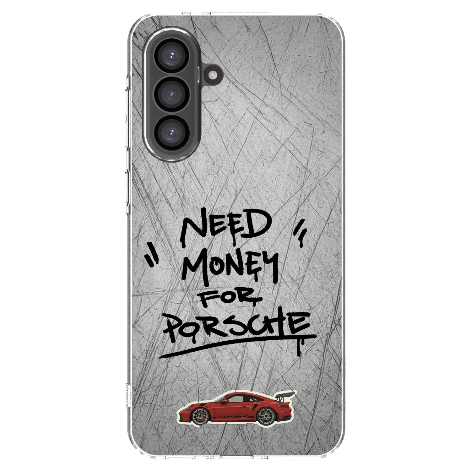Picasee silikonový průhledný obal pro Samsung Galaxy A56 5G A566B - Grey Drift