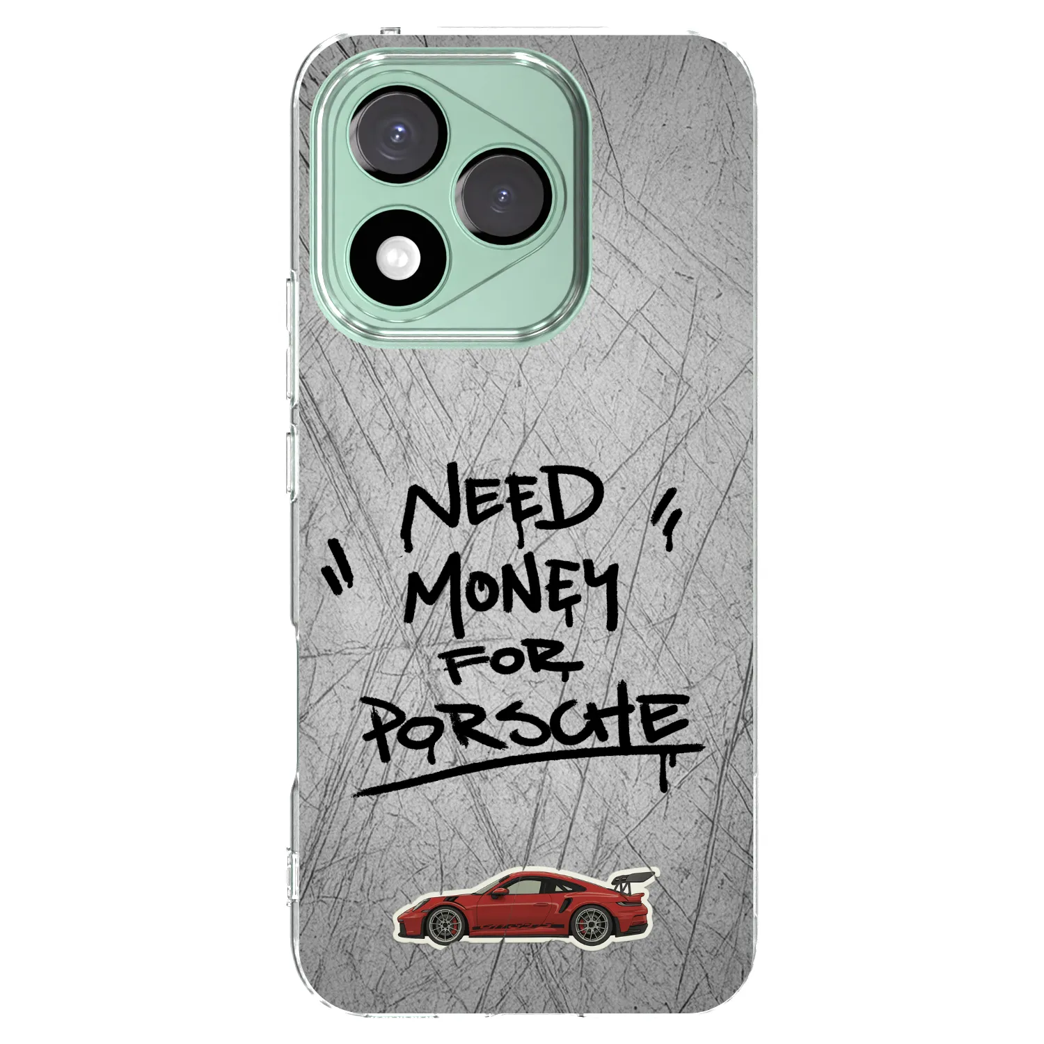 Picasee silikonový průhledný obal pro Honor 400 Lite 5G - Grey Drift