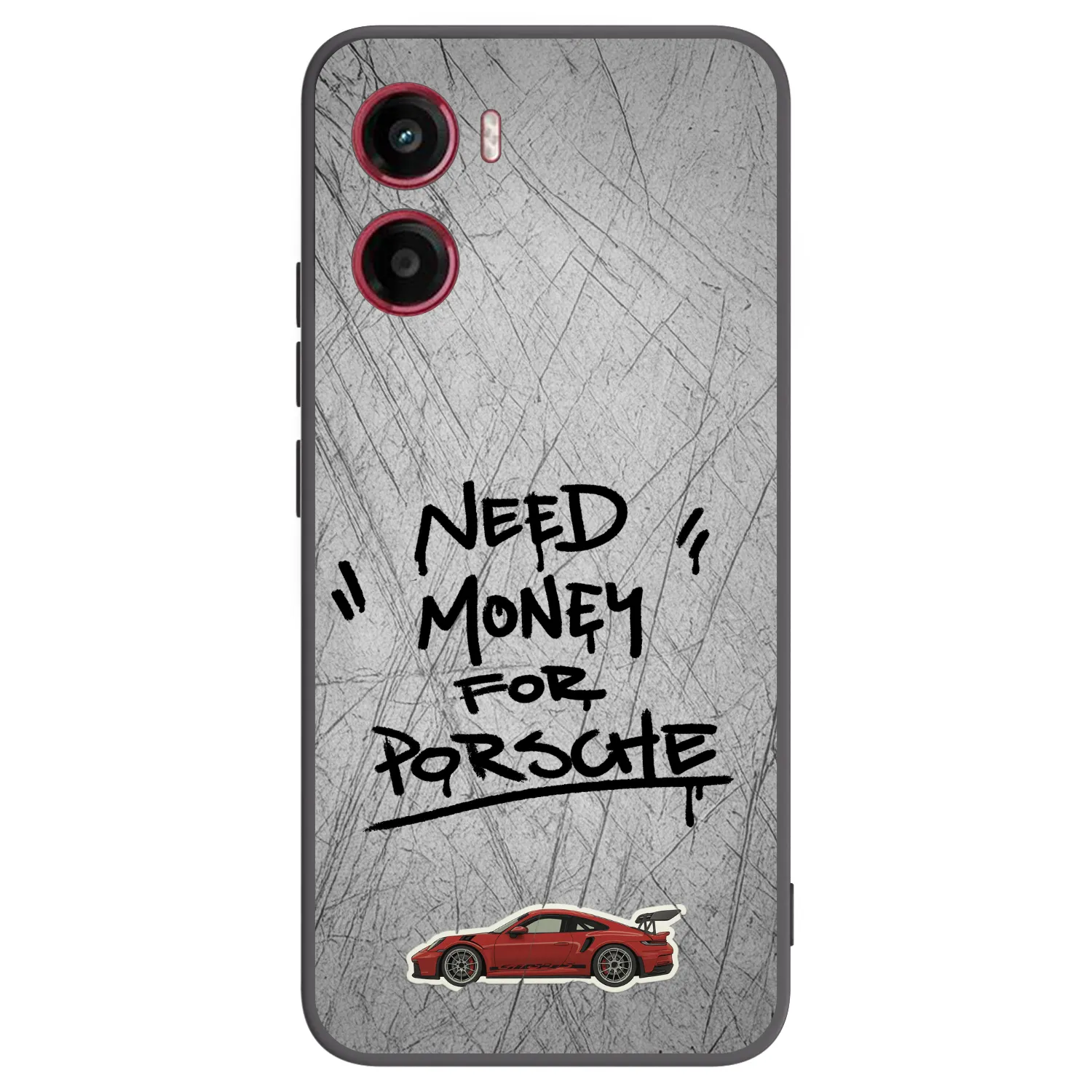 Picasee silikonový černý obal pro Motorola Moto G05 - Grey Drift