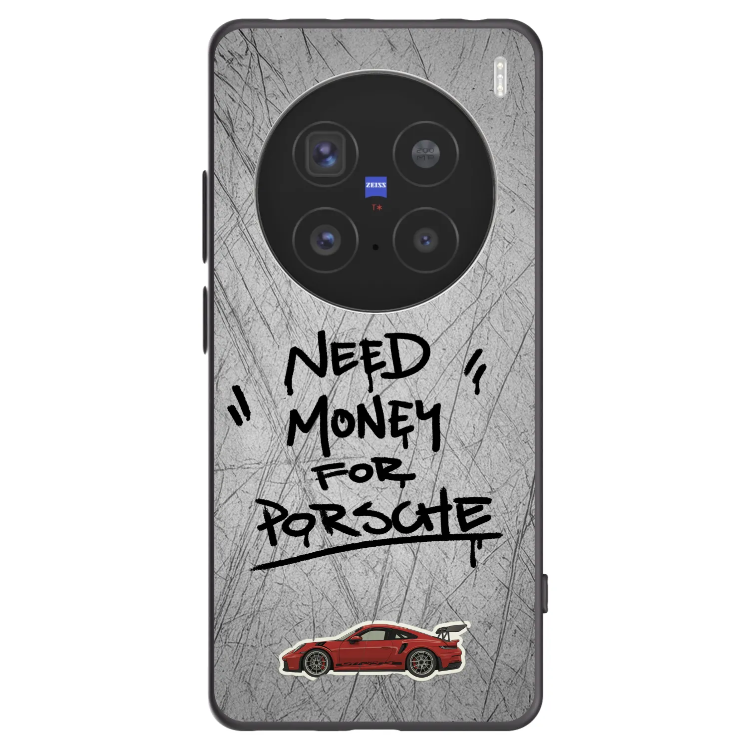 Picasee silikonový černý obal pro Vivo X200 Pro - Grey Drift