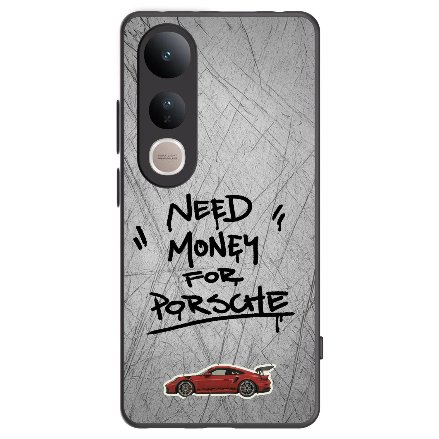 Picasee silikonový černý obal pro Vivo V50 Lite 5G - Grey Drift