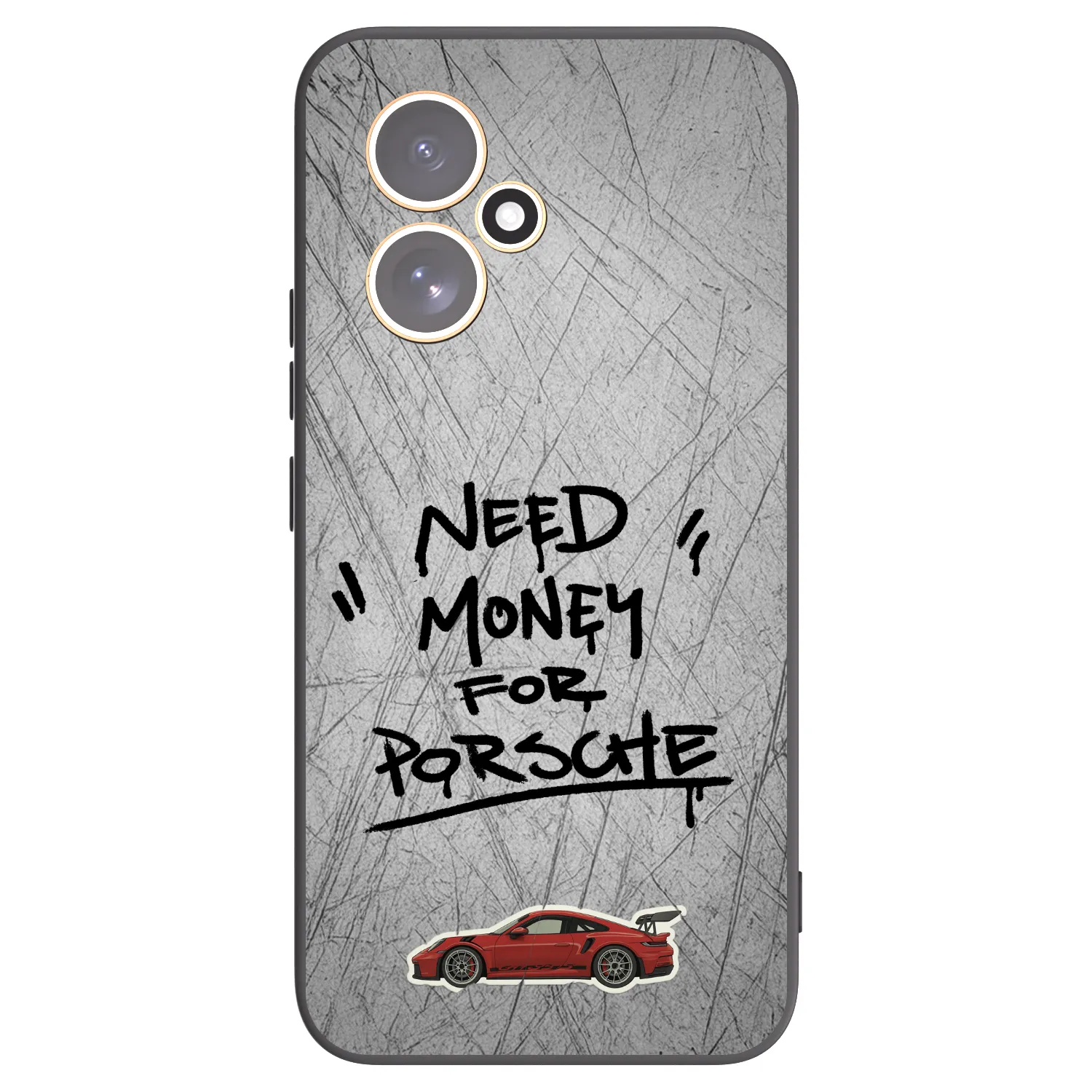 Picasee silikonový černý obal pro Honor 400 5G - Grey Drift